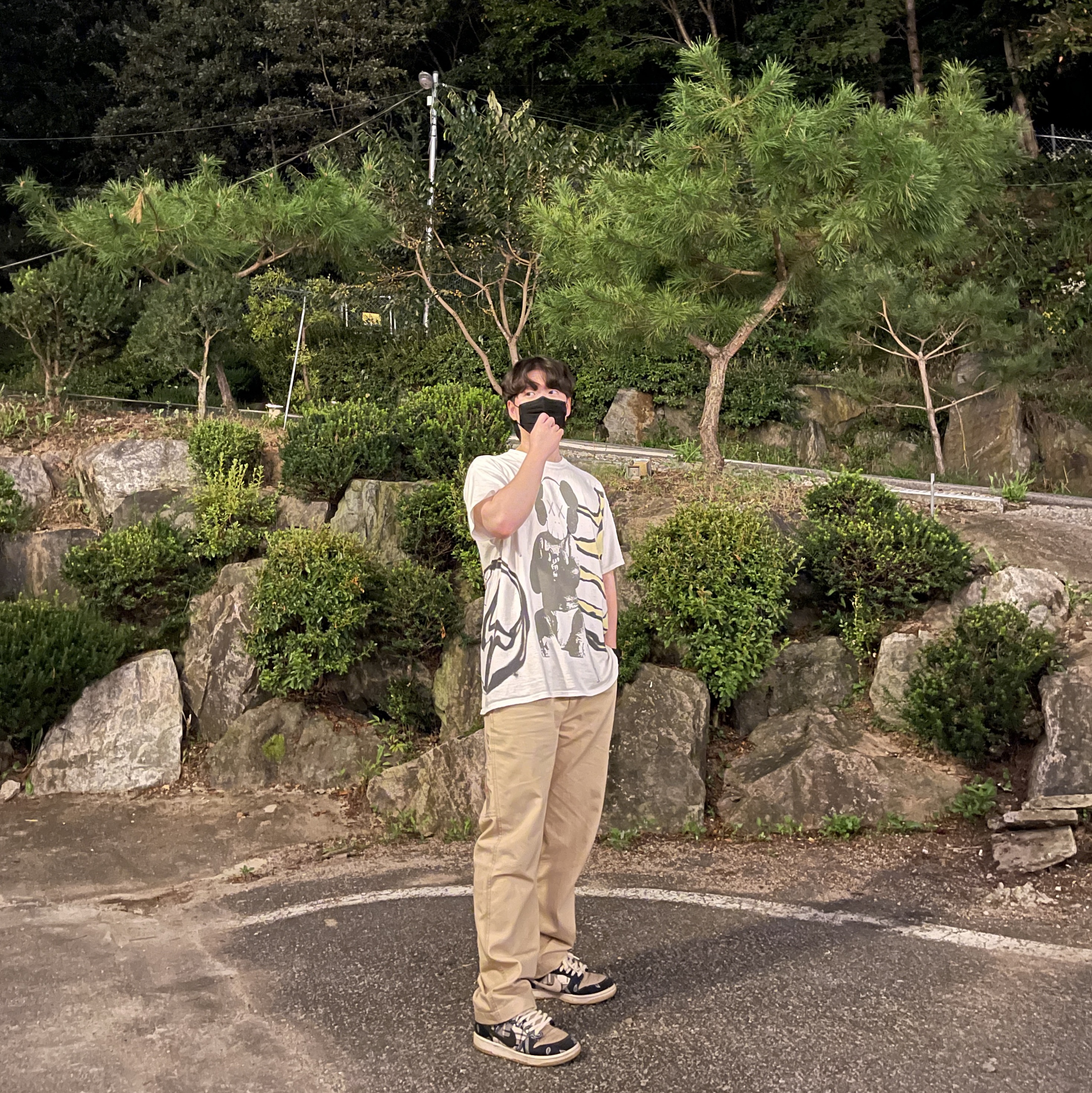 Nike x Travis Scott SB Dunk Low, Jordan x Travis Scott Canvas Pants - Asia 착용 스타일