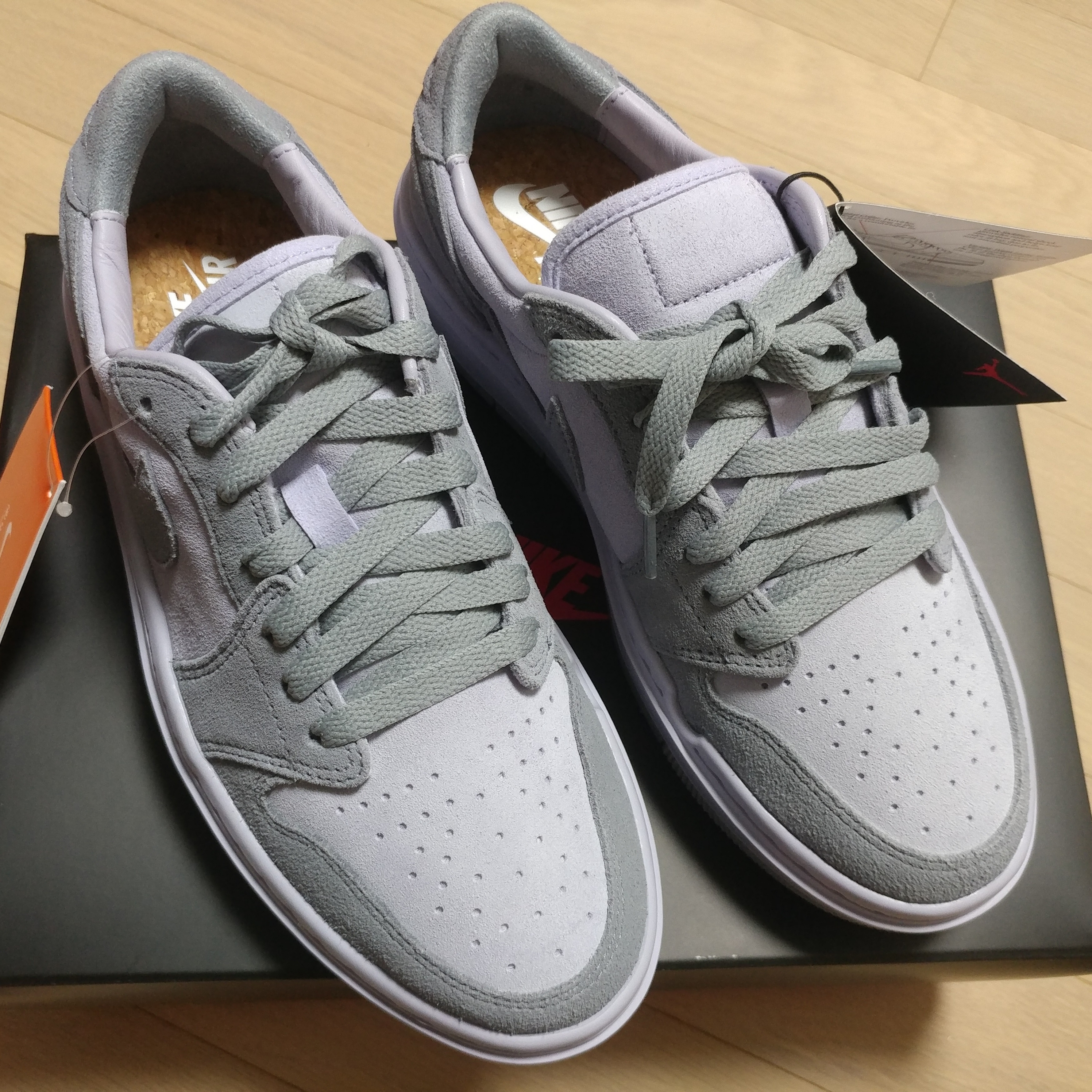 (W) Jordan 1 Elevate Low Stealth 착용 스타일 - 2