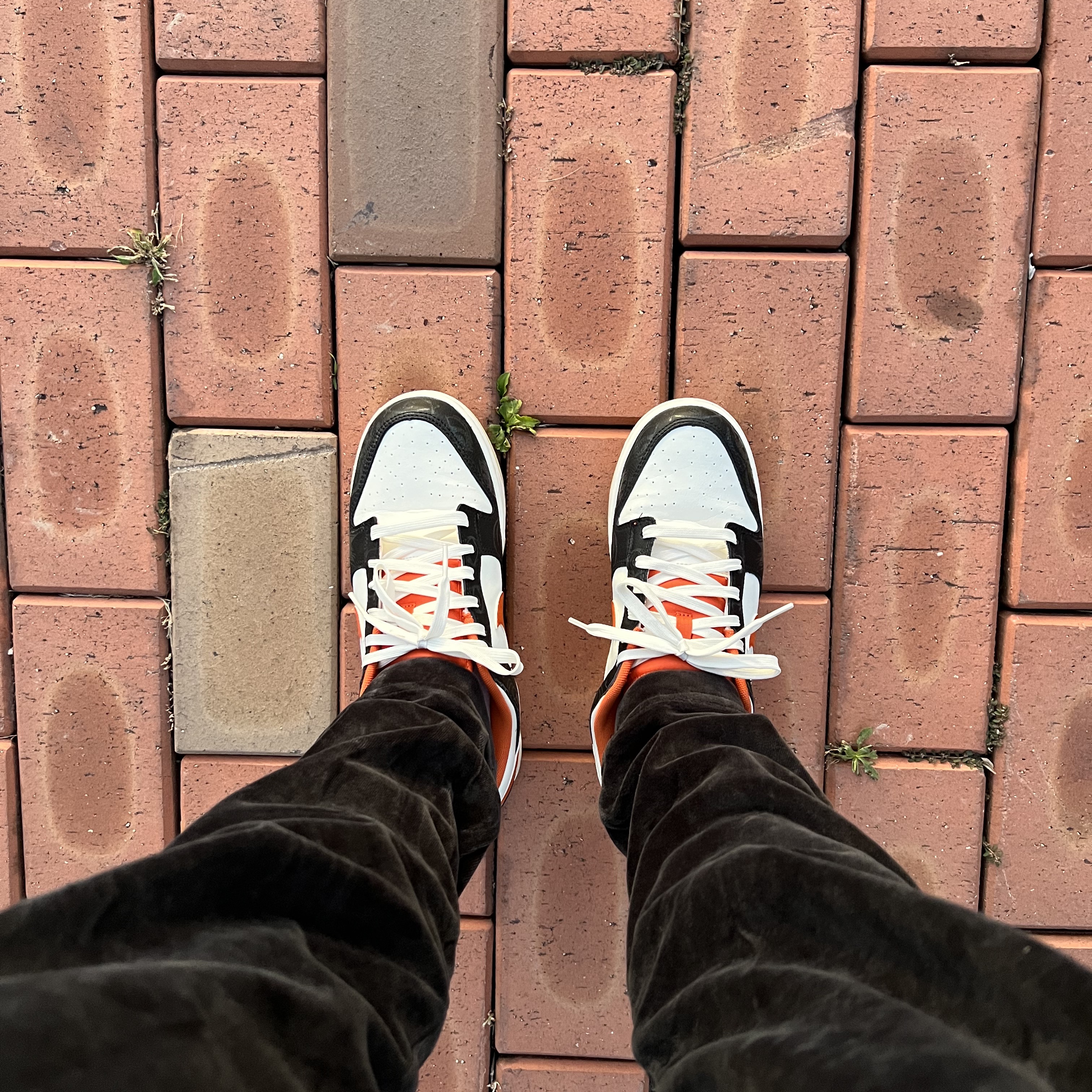 Nike Dunk Low Retro PRM Halloween 착용 스타일 - 2