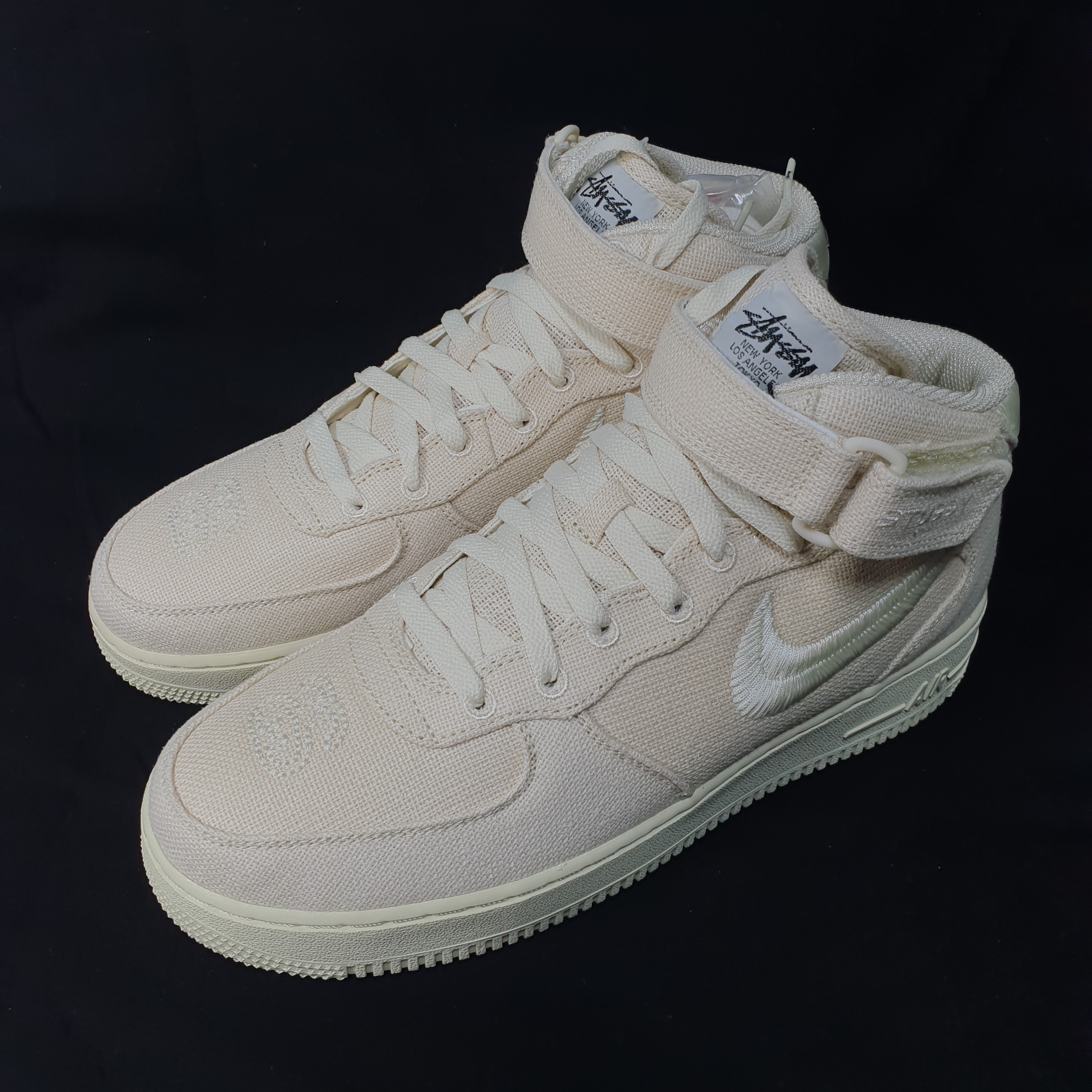Nike x Stussy Air Force 1 '07 Mid SP Fossil 착용 스타일