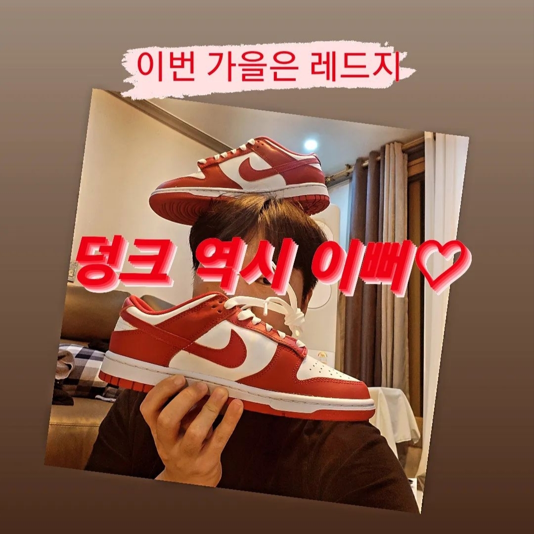 Nike Dunk Low Retro Gym Red 착용 스타일