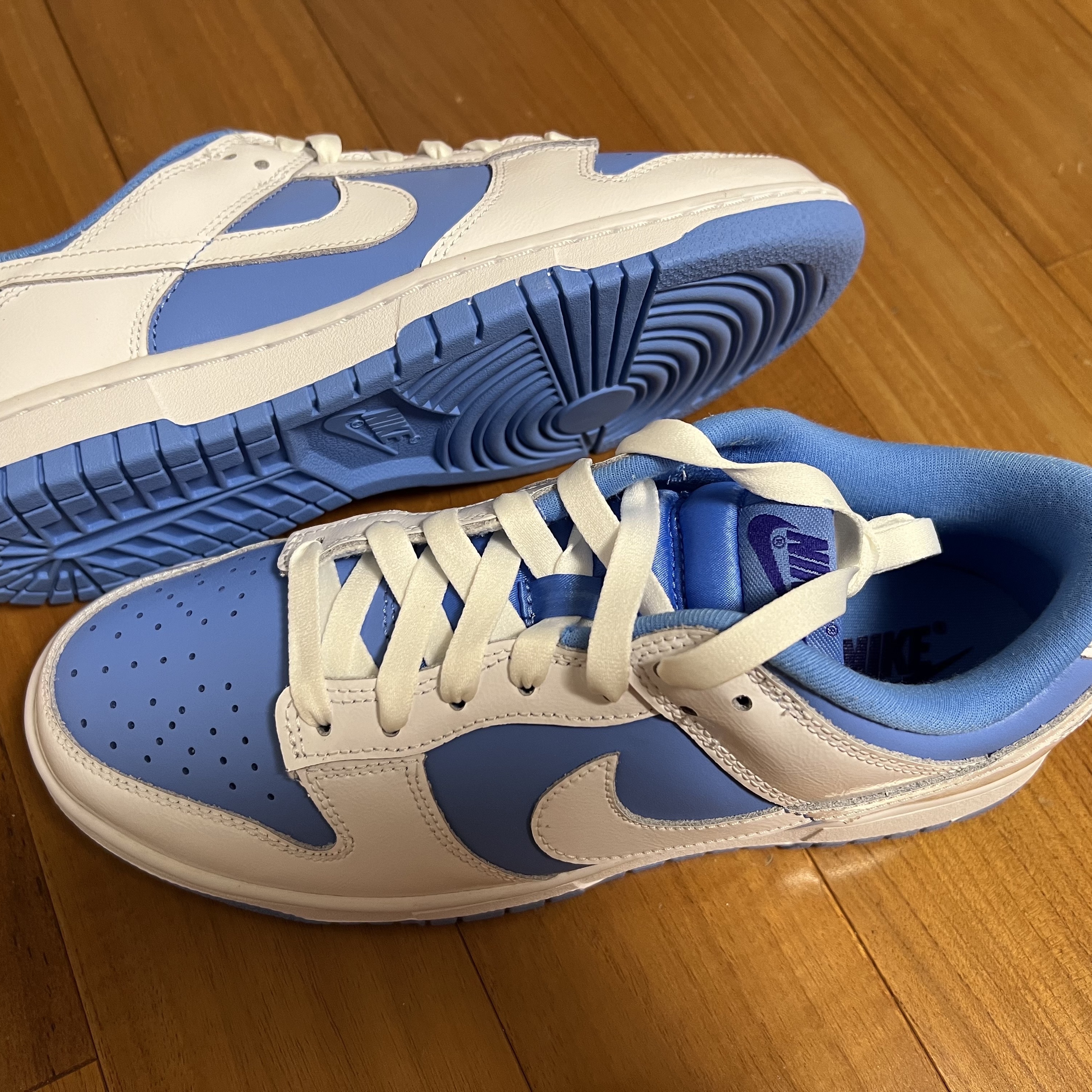 (W) Nike Dunk Low Essential University Blue 착용 스타일