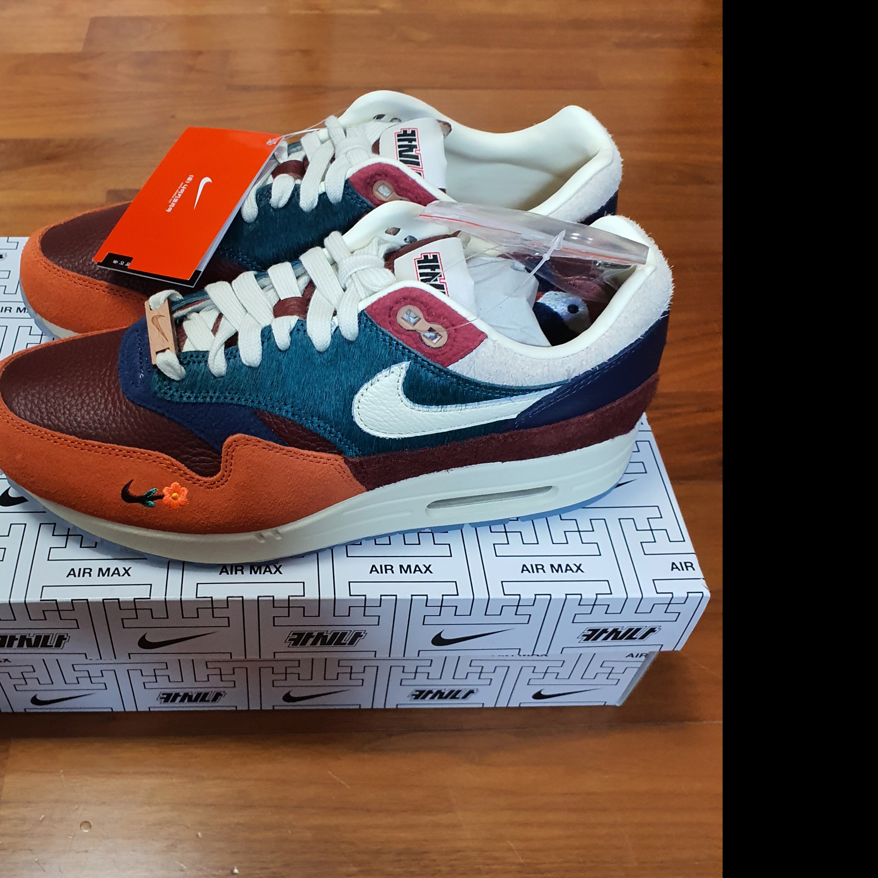 Nike x Kasina Air Max 1 SP Won-Ang Orange 착용 스타일