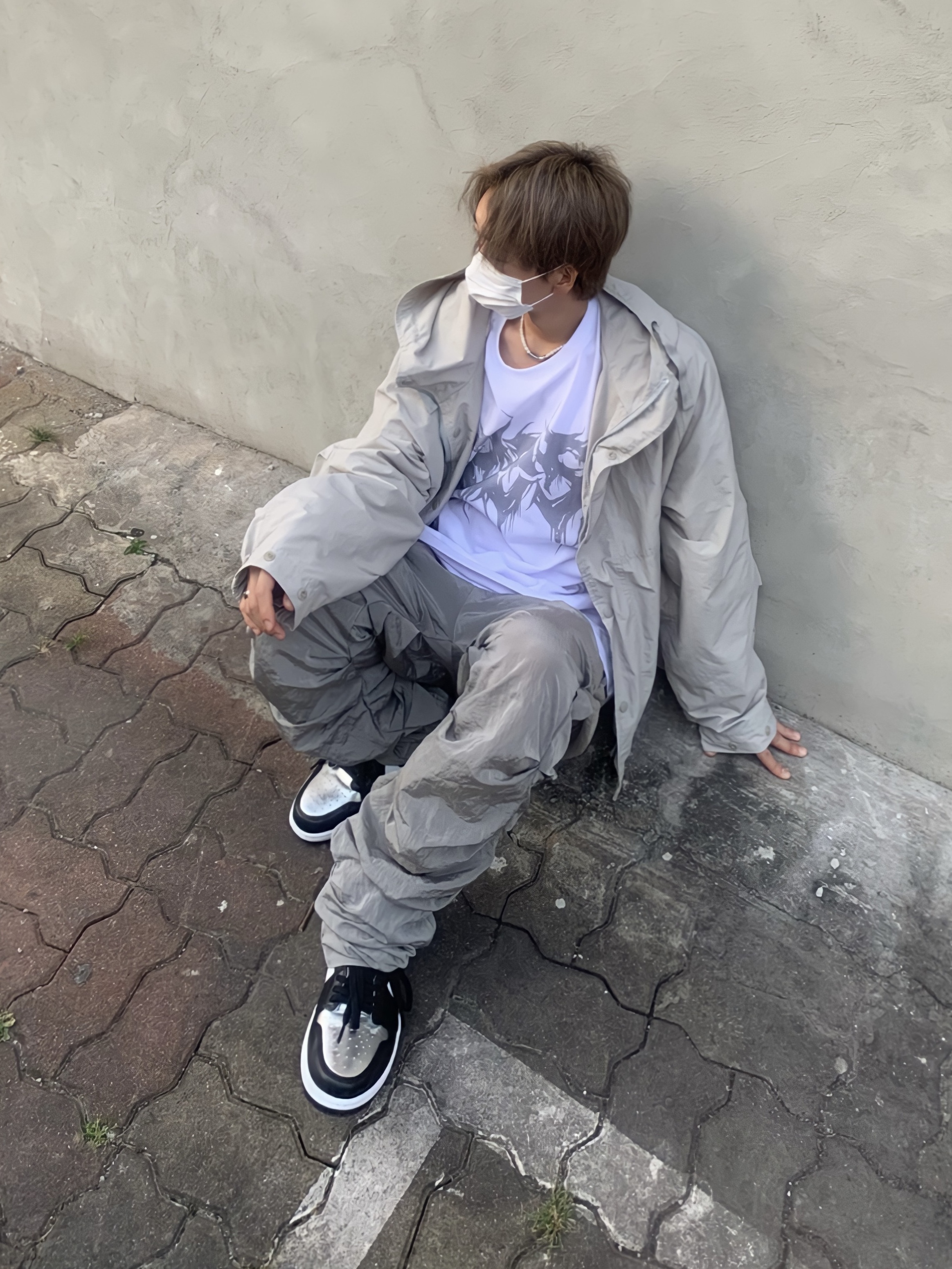 (W) Jordan 1 Retro High OG Silver Toe 착용 스타일 - 3