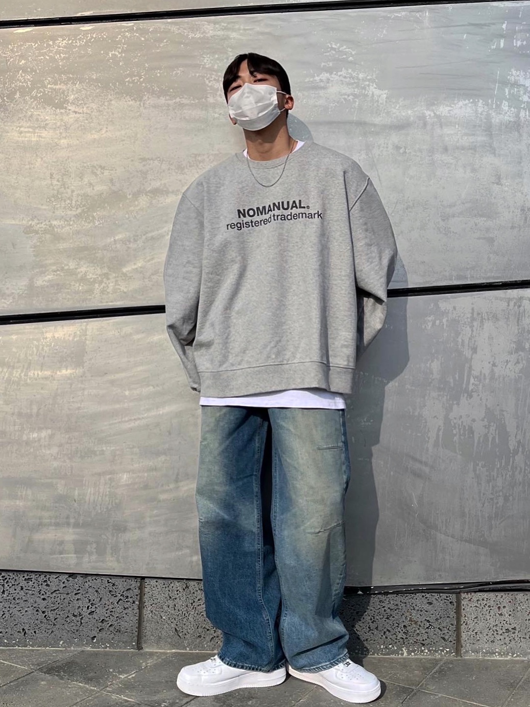 Nike Air Force 1 '07 Low White 착용 스타일