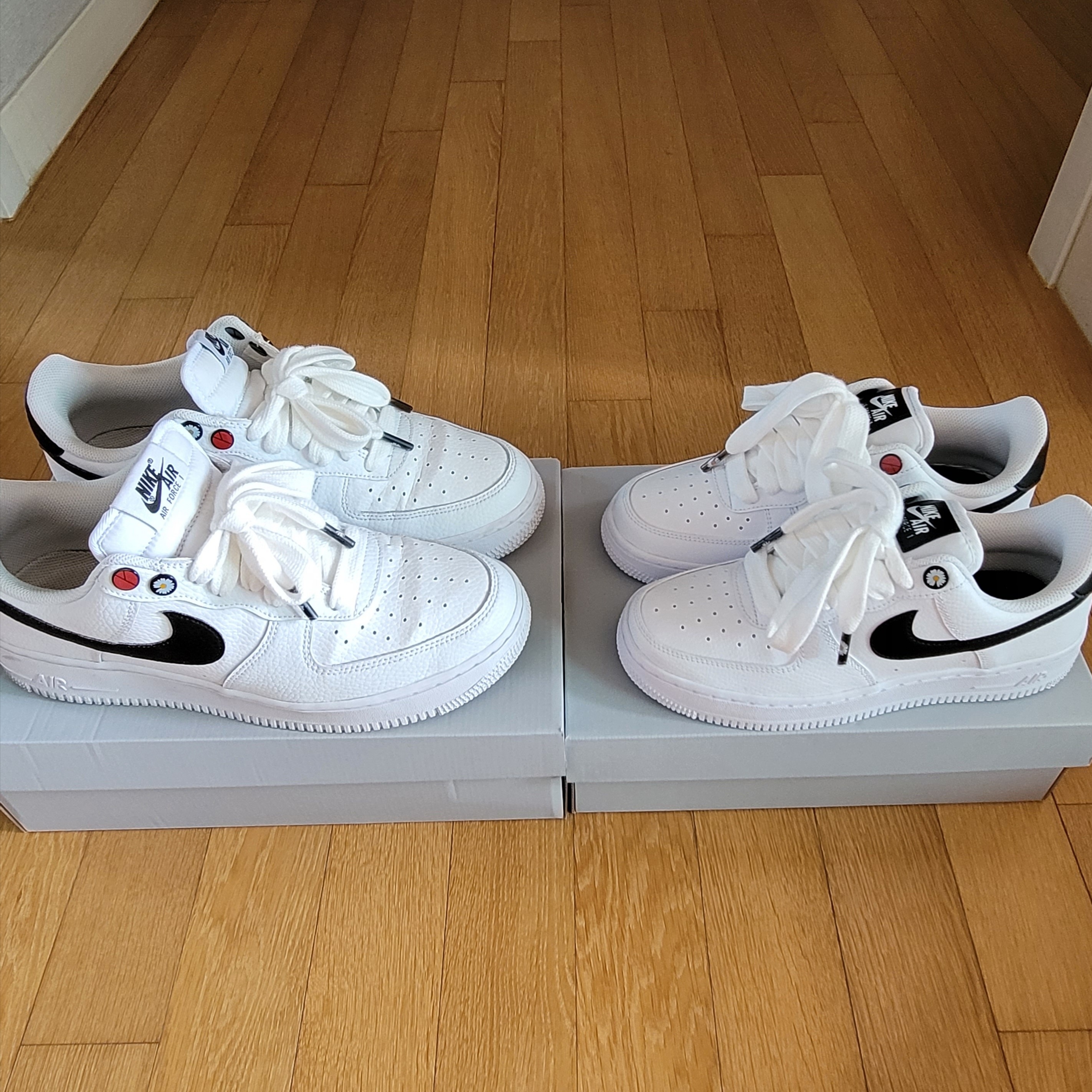 Nike Air Force 1 '07 White Black, (W) Nike Air Force 1 '07 White Black 착용 스타일 - 3