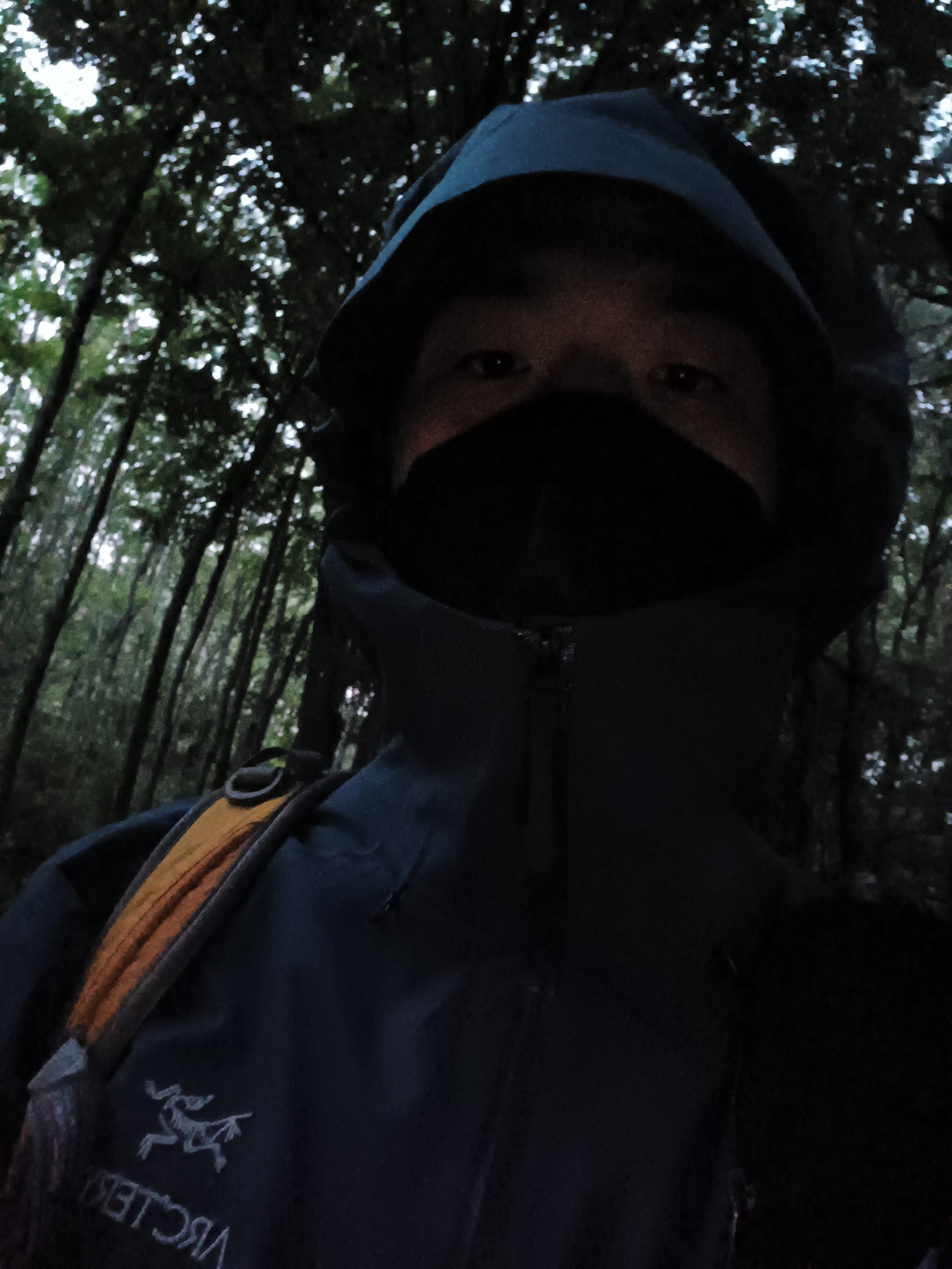 Arc'teryx Beta LT Jacket Timelapse, Arc'teryx Sinsolo Hat Black 착용 스타일 - 1