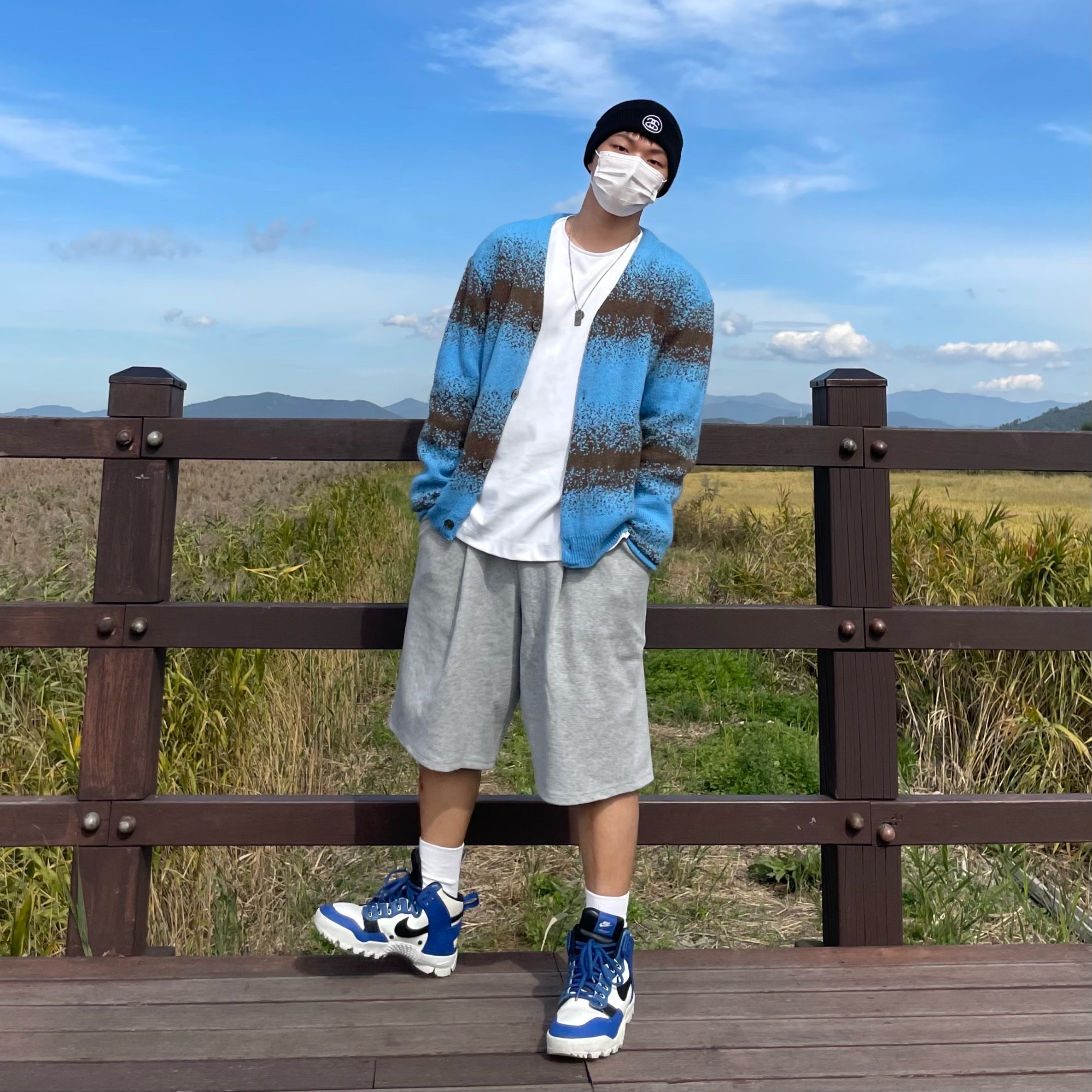Nike x Undercover SFB Jungle Dunk White 착용 스타일