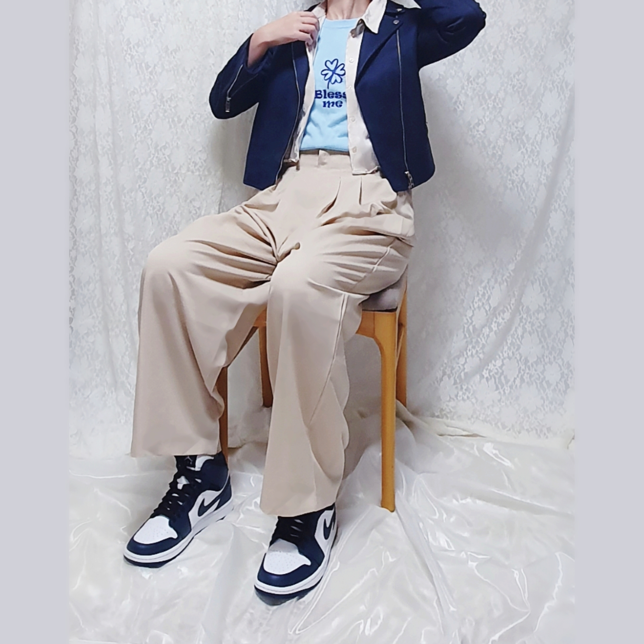 Jordan 1 Mid Dark Teal 착용 스타일