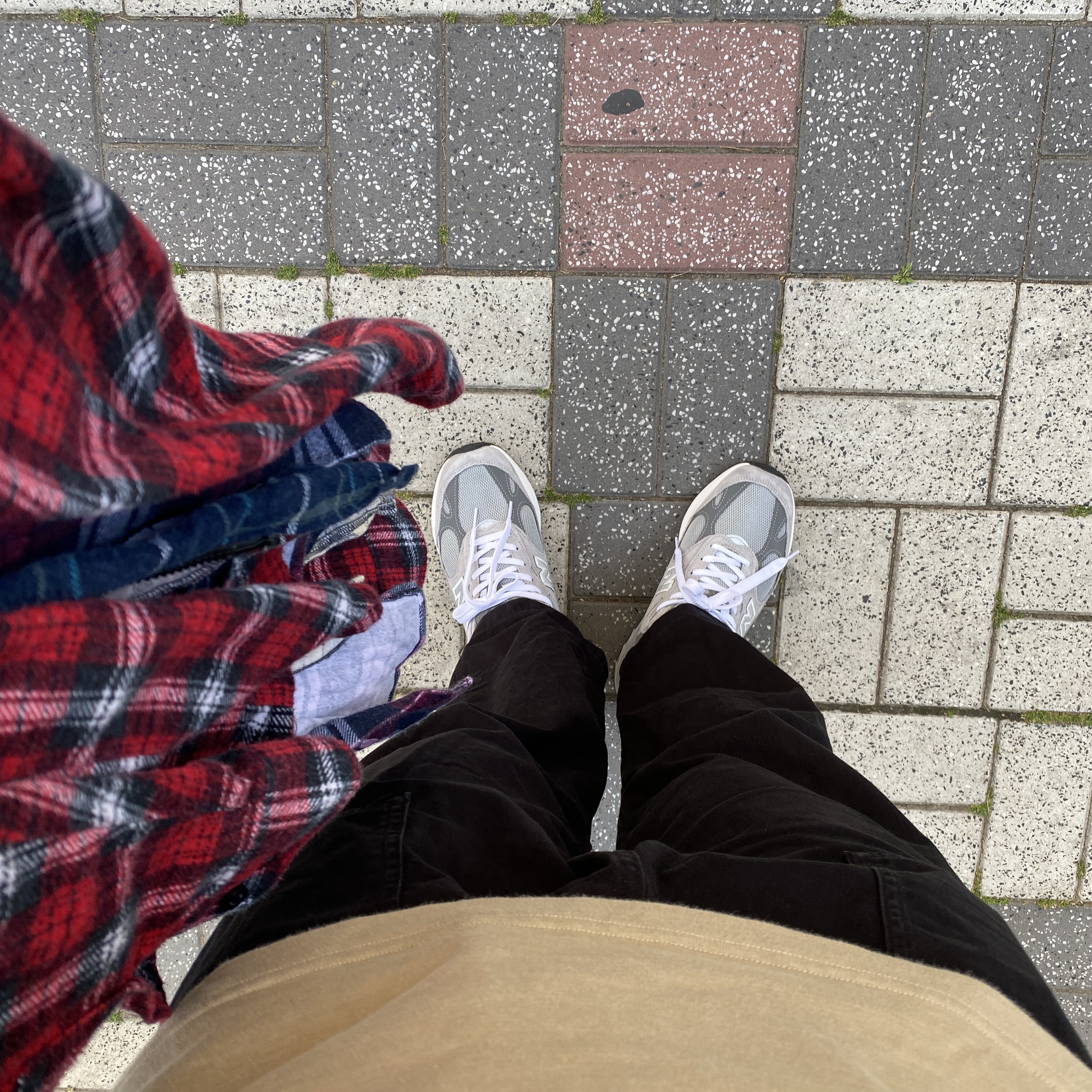 New Balance 993 Made in USA Grey - 2E Wide 착용 스타일