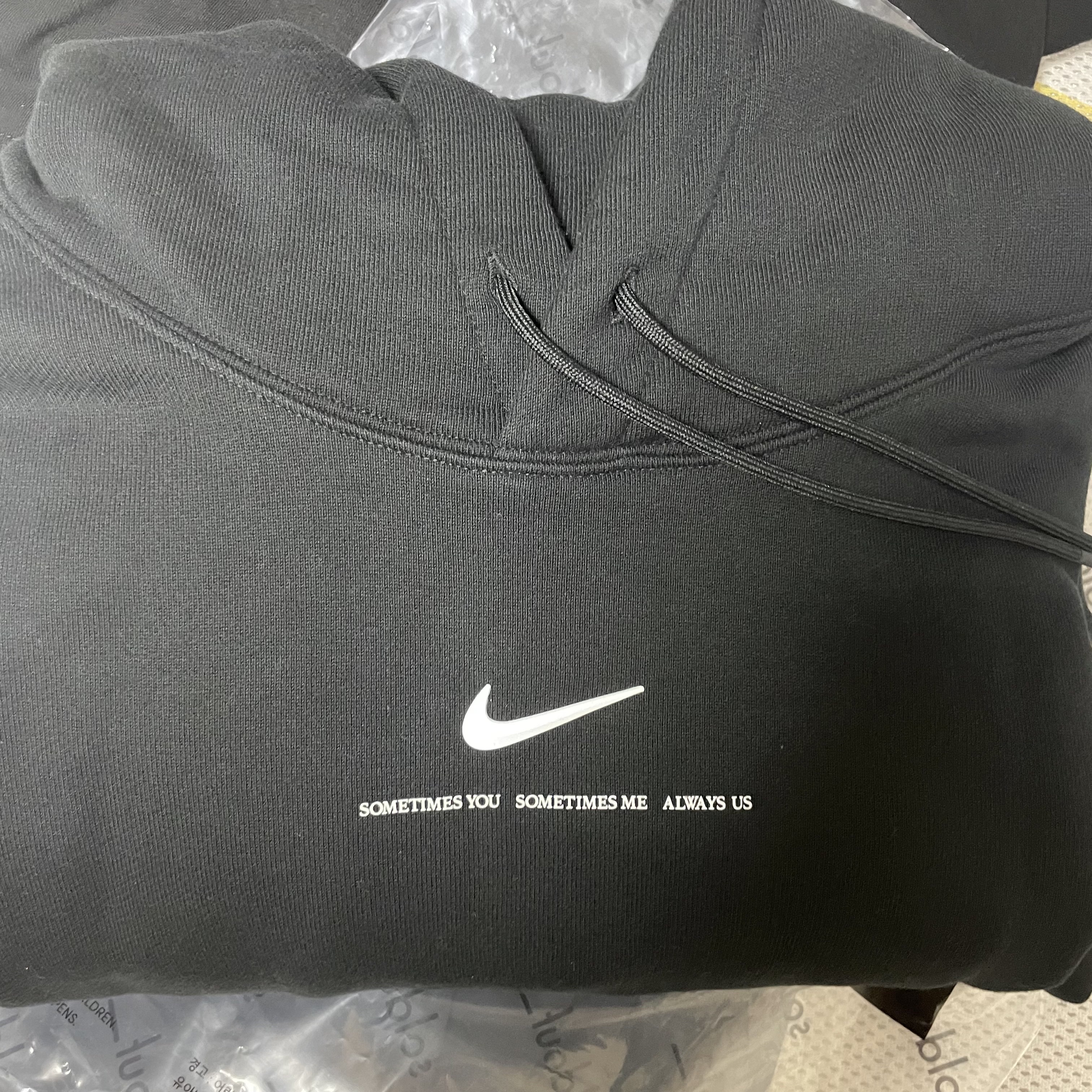 Nike x Drake Nocta NRG Essential Fleece Hoodie Black - Asia 착용 스타일 - 1
