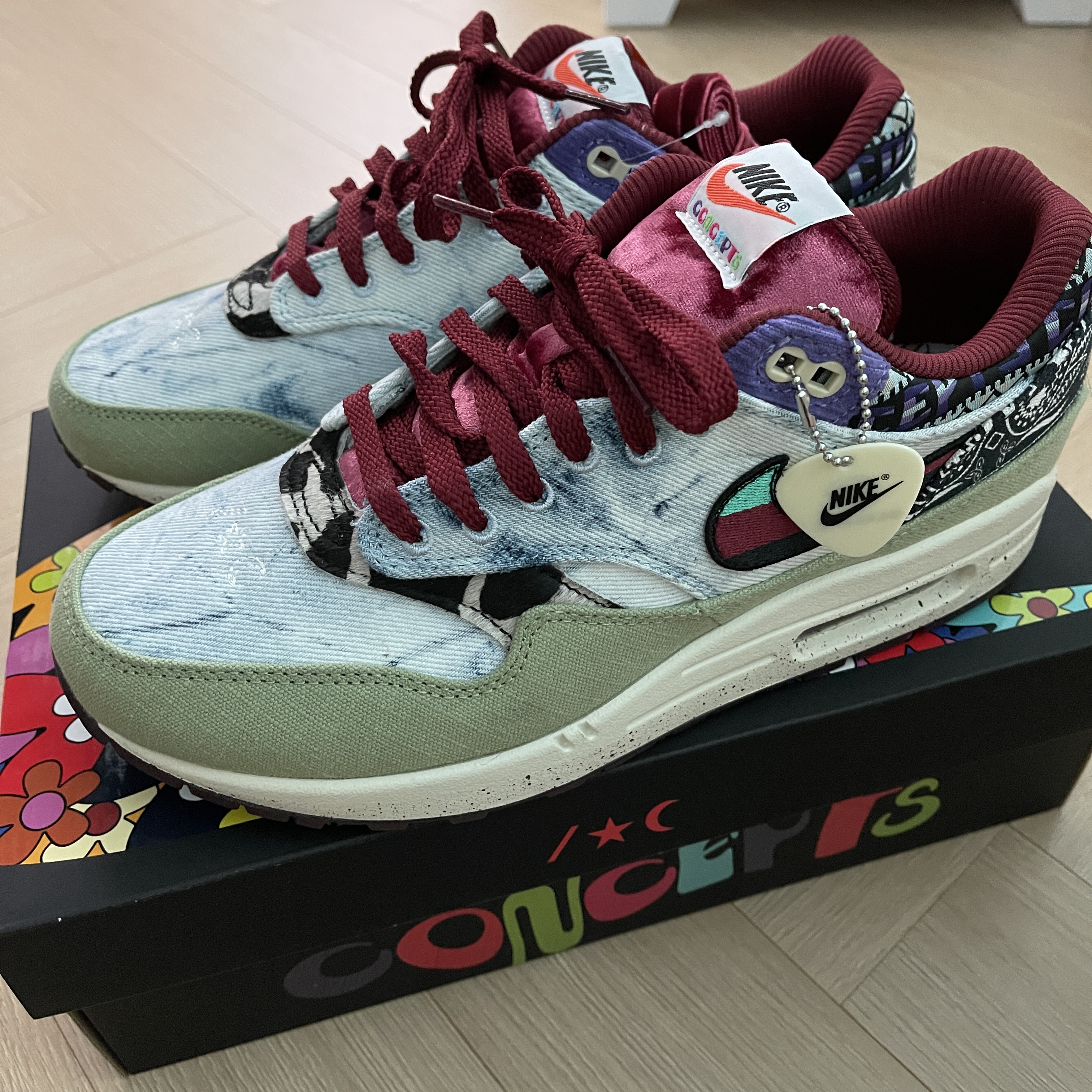 Nike x Concepts Air Max 1 SP Mellow 착용 스타일