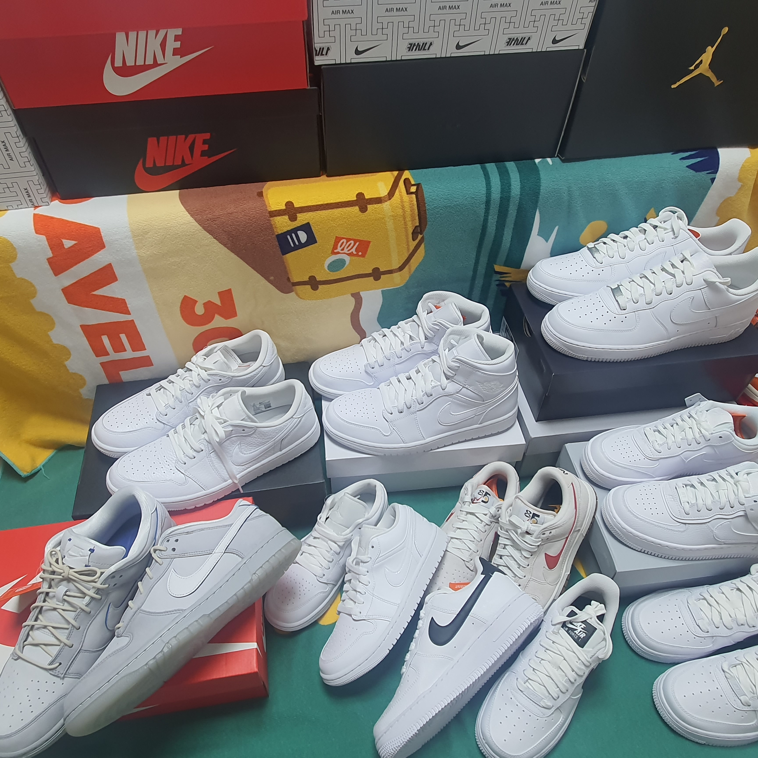 Nike Air Force 1 '07 Low White, (W) Nike Air Force 1 '07 Low White 착용 스타일 - 1