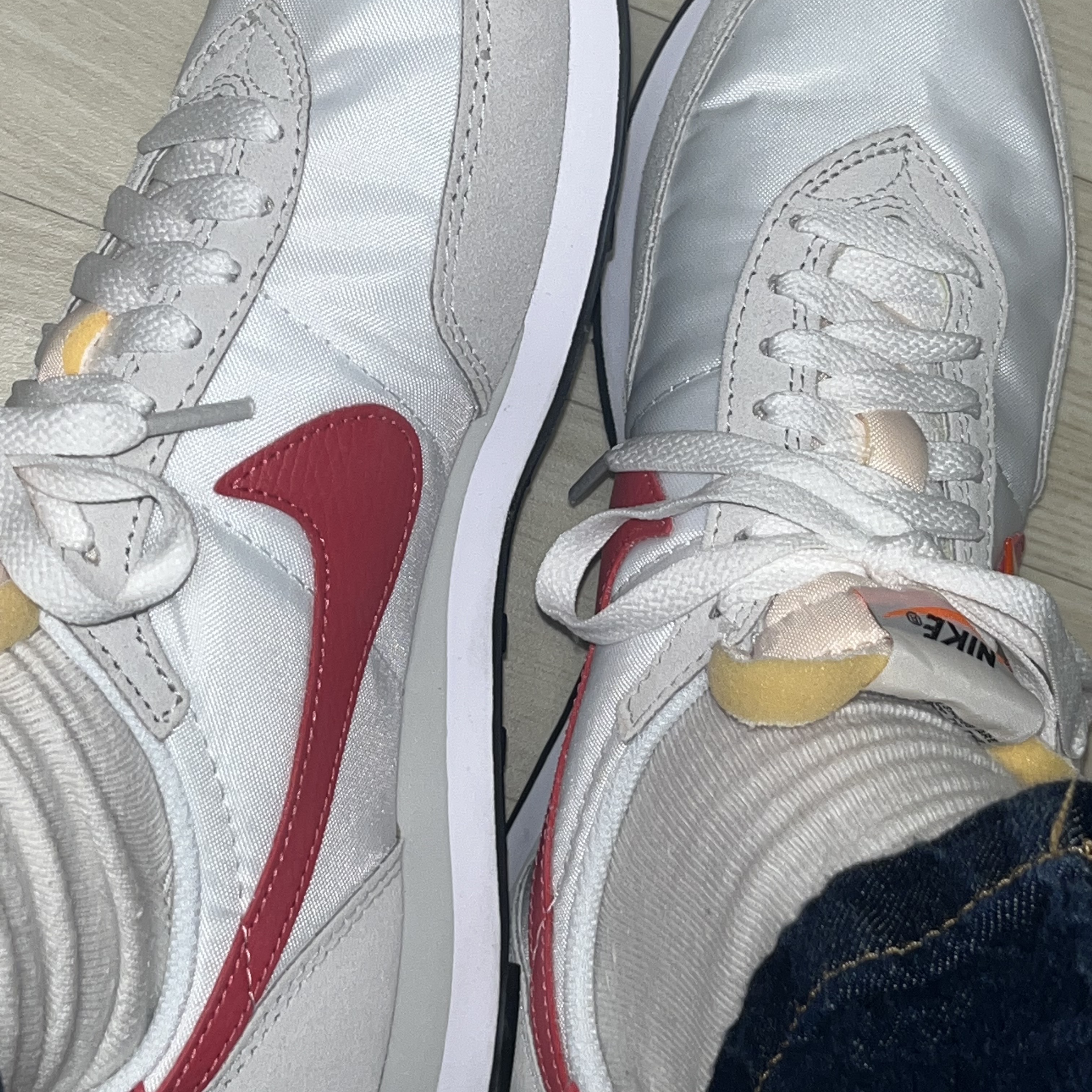 (W) Nike Waffle Trainer 2 Photon Dust 착용 스타일 - 2