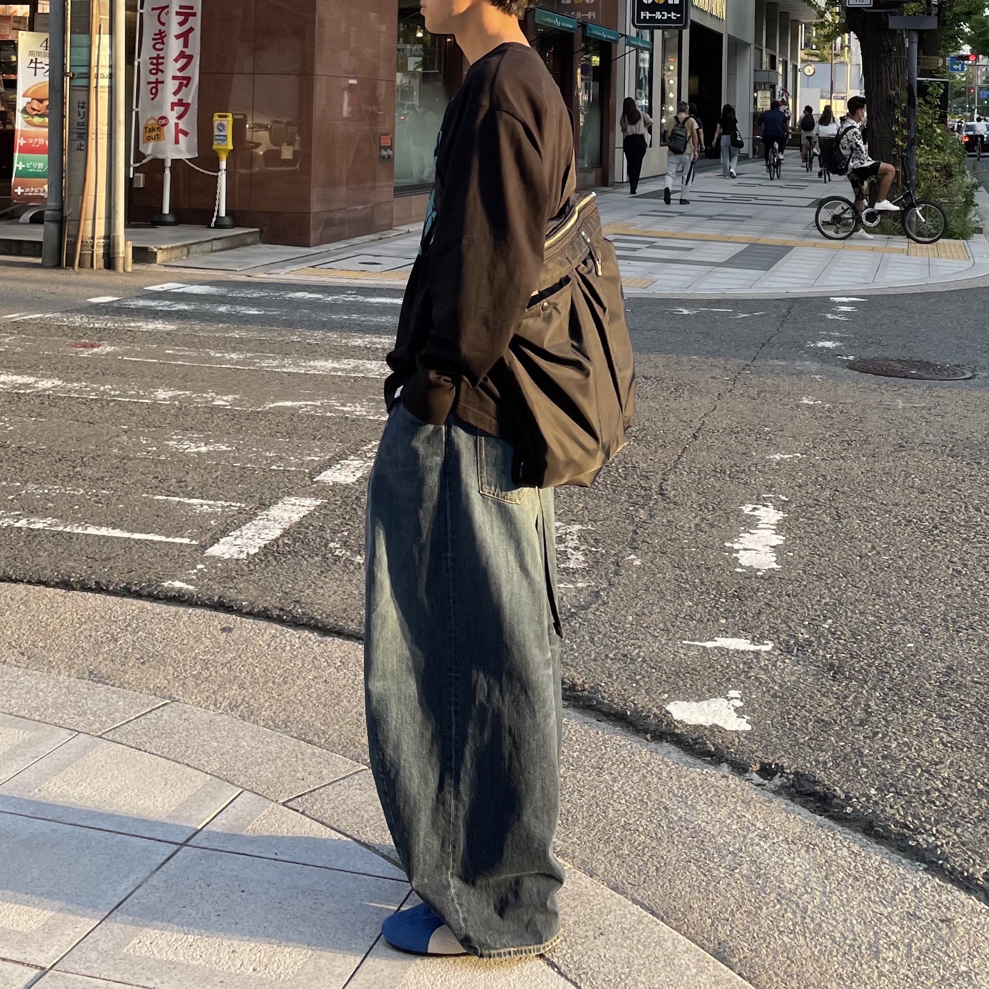Needles H.D. Jean Pants Indigo 착용 스타일 - 4