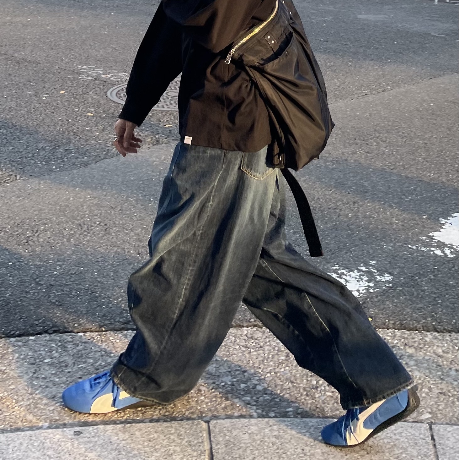 Needles H.D. Jean Pants Indigo 착용 스타일 - 5