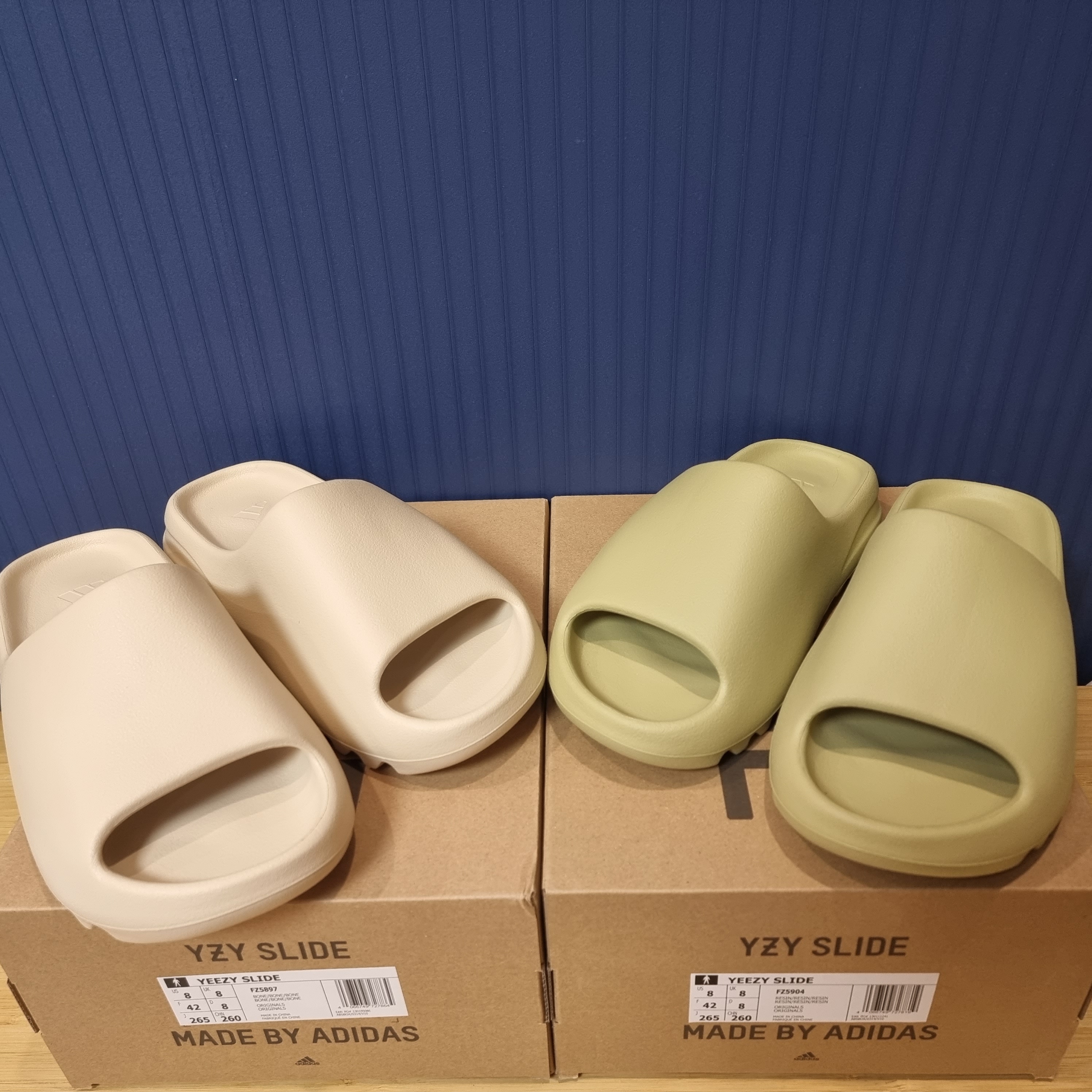 Adidas Yeezy Slide Resin 2022, Adidas Yeezy Slide Bone 2022/2023 착용 스타일