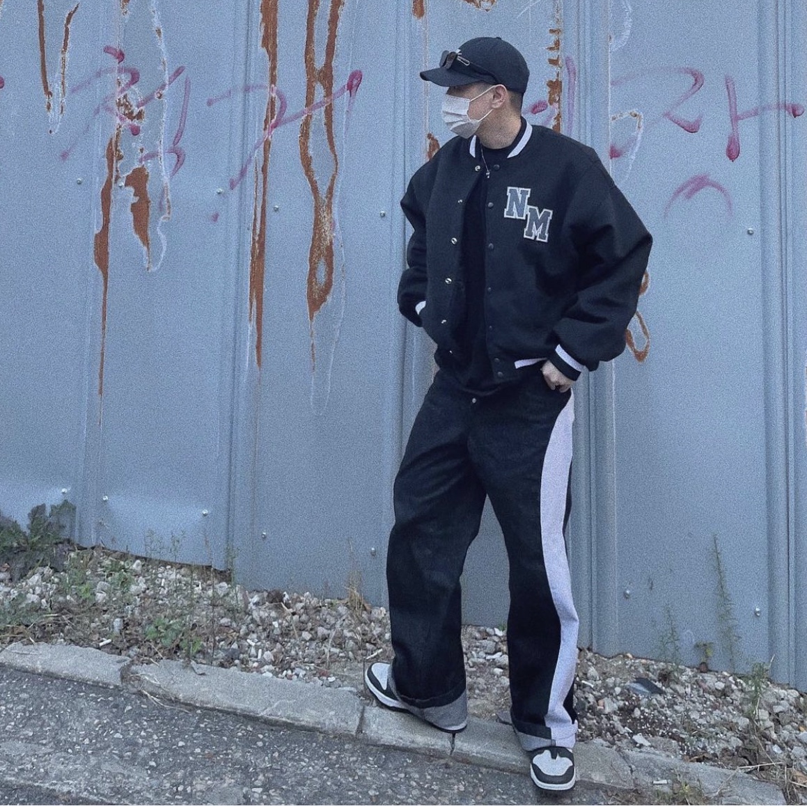 Nike Dunk Low Retro Black 착용 스타일