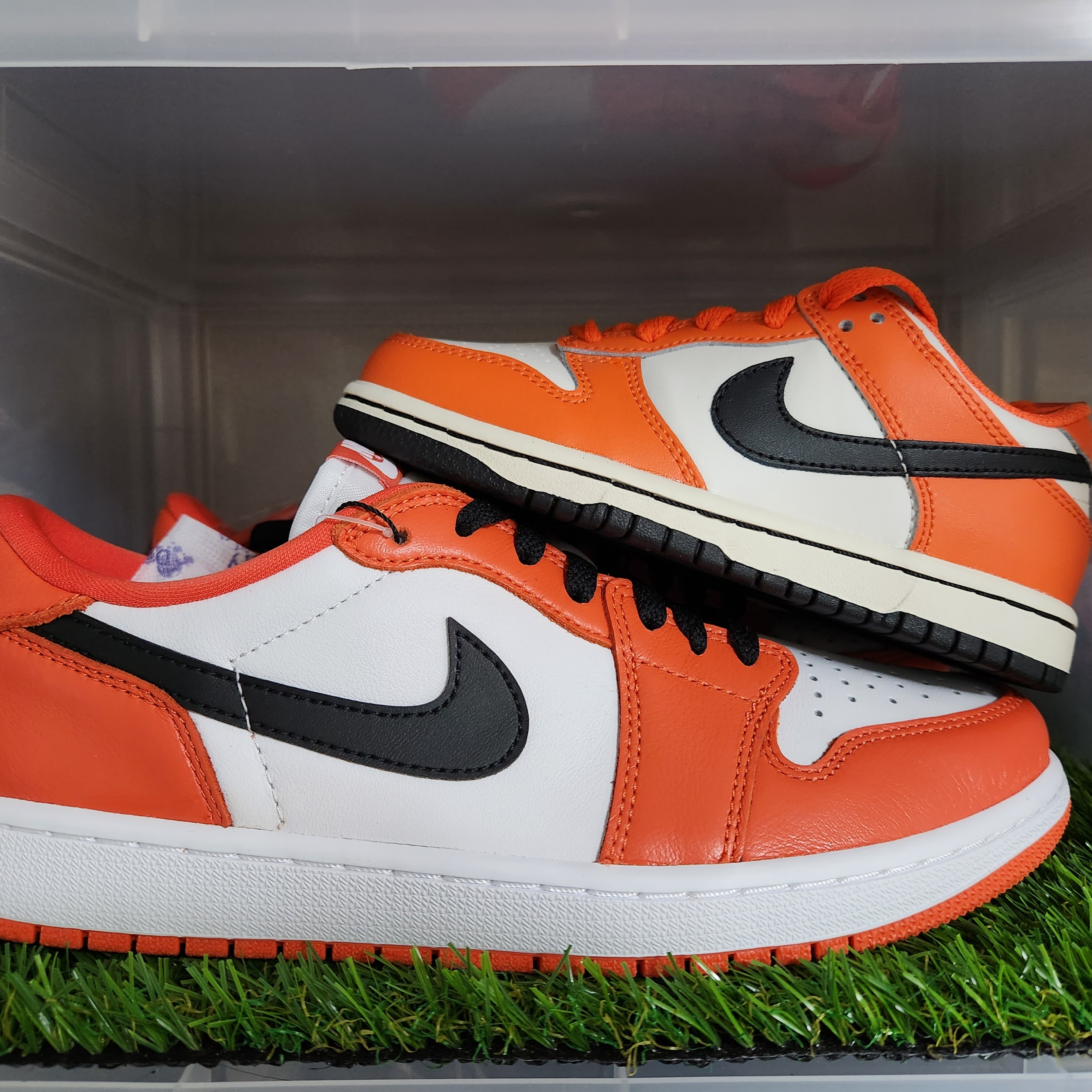 (PS) Nike Dunk Low Safety Orange 착용 스타일 - 5