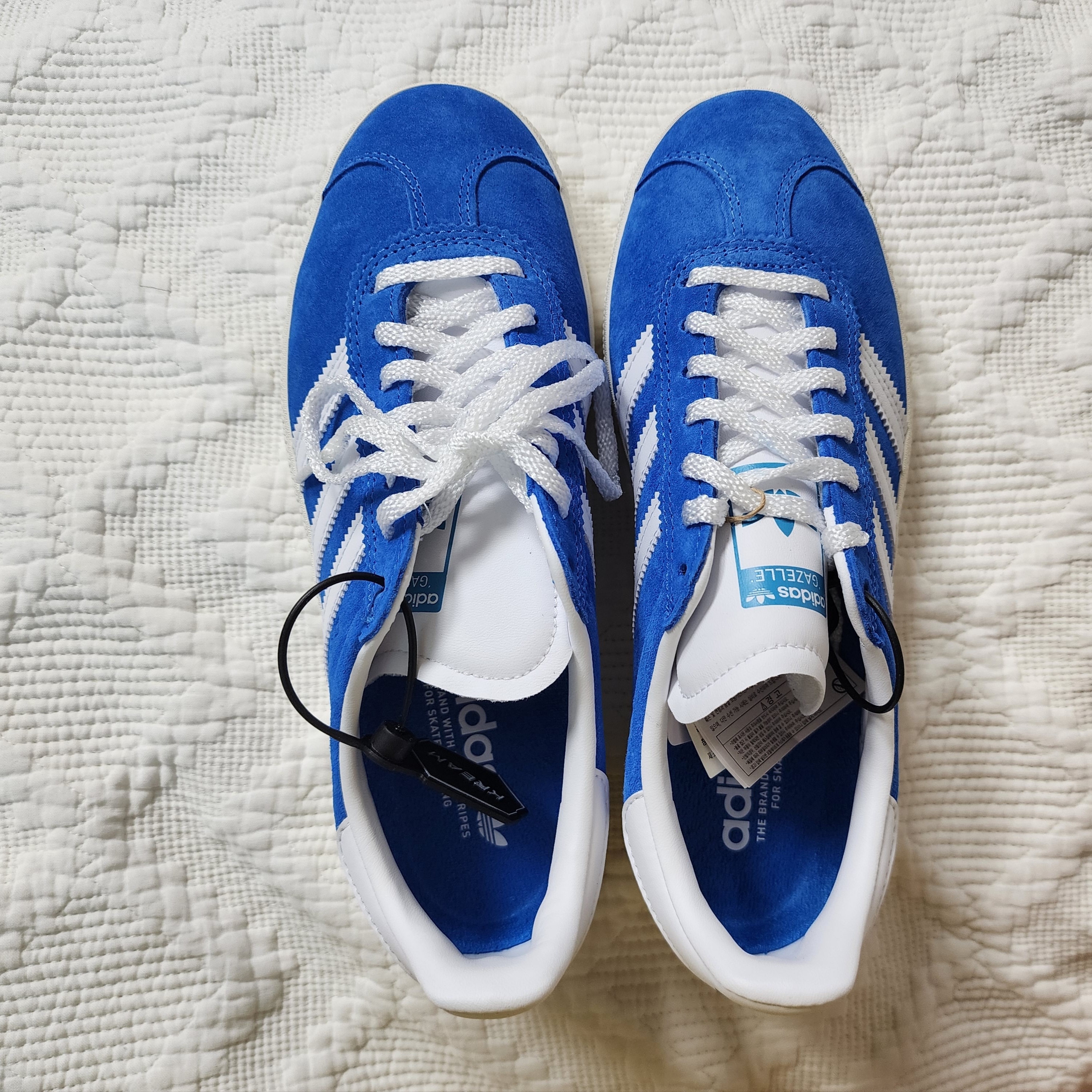 Adidas Gazelle ADV Blue Bird 착용 스타일 - 4