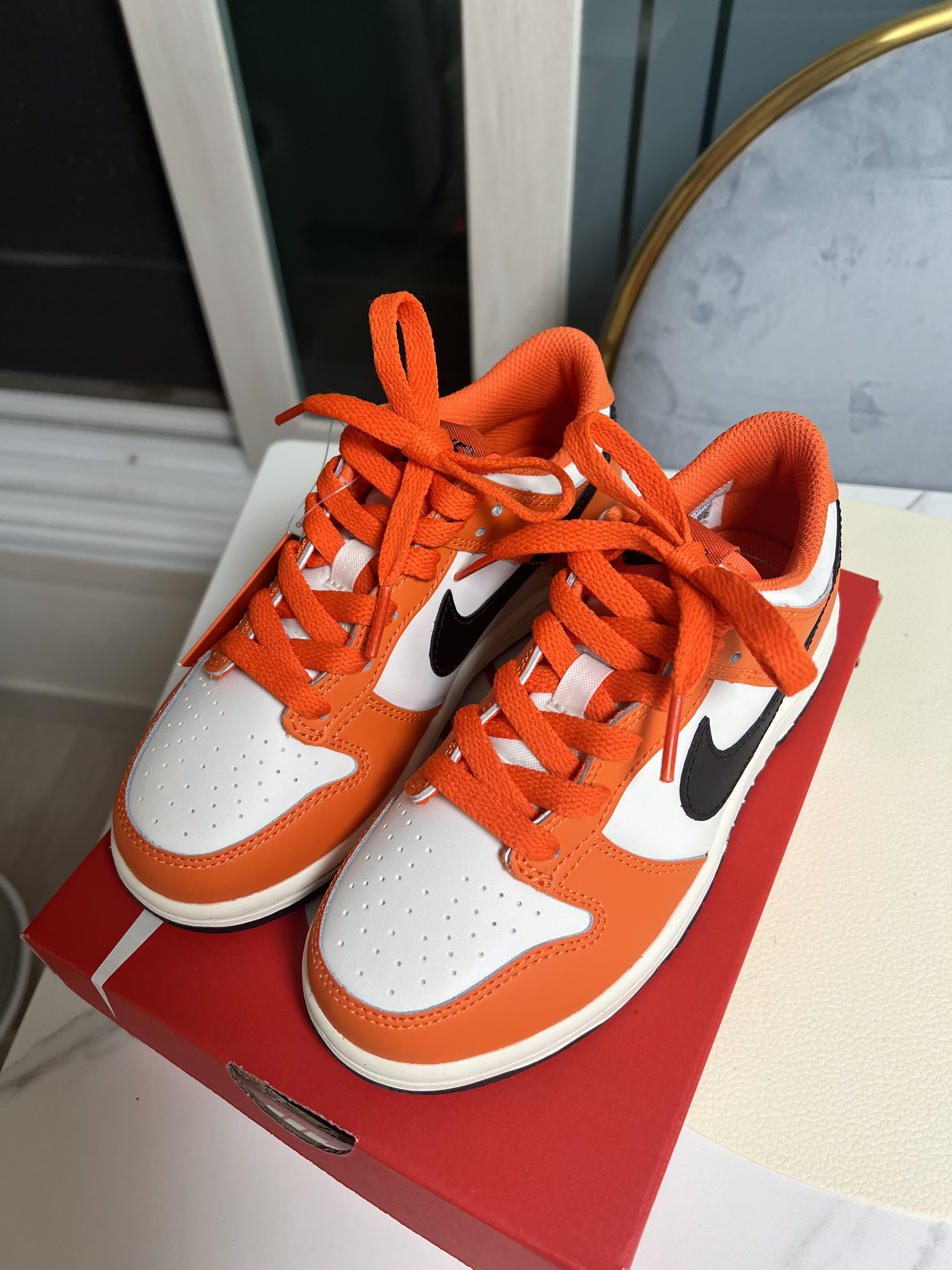 (PS) Nike Dunk Low Safety Orange 착용 스타일 - 2