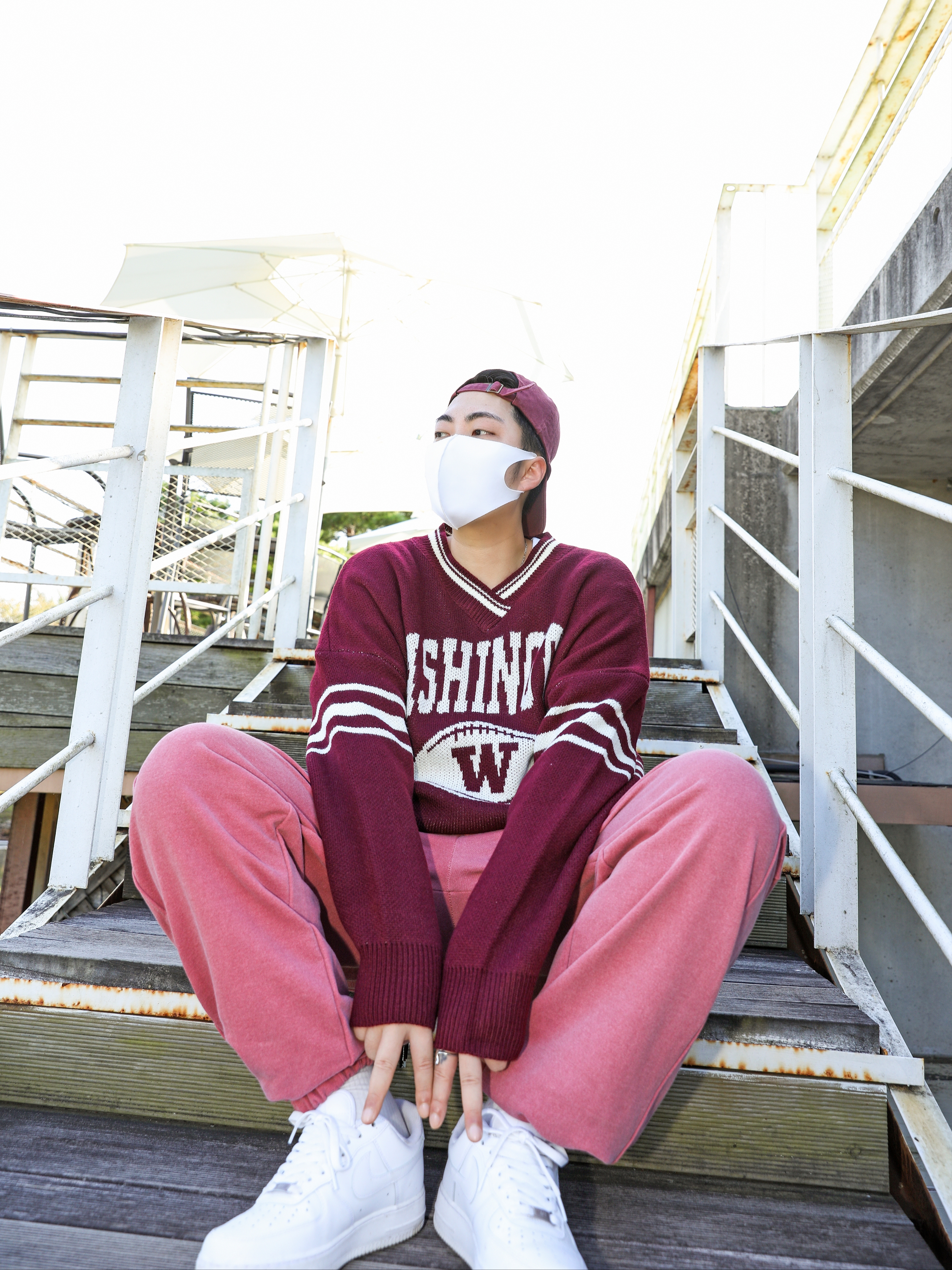 Nike Air Force 1 '07 Low White 착용 스타일 - 2