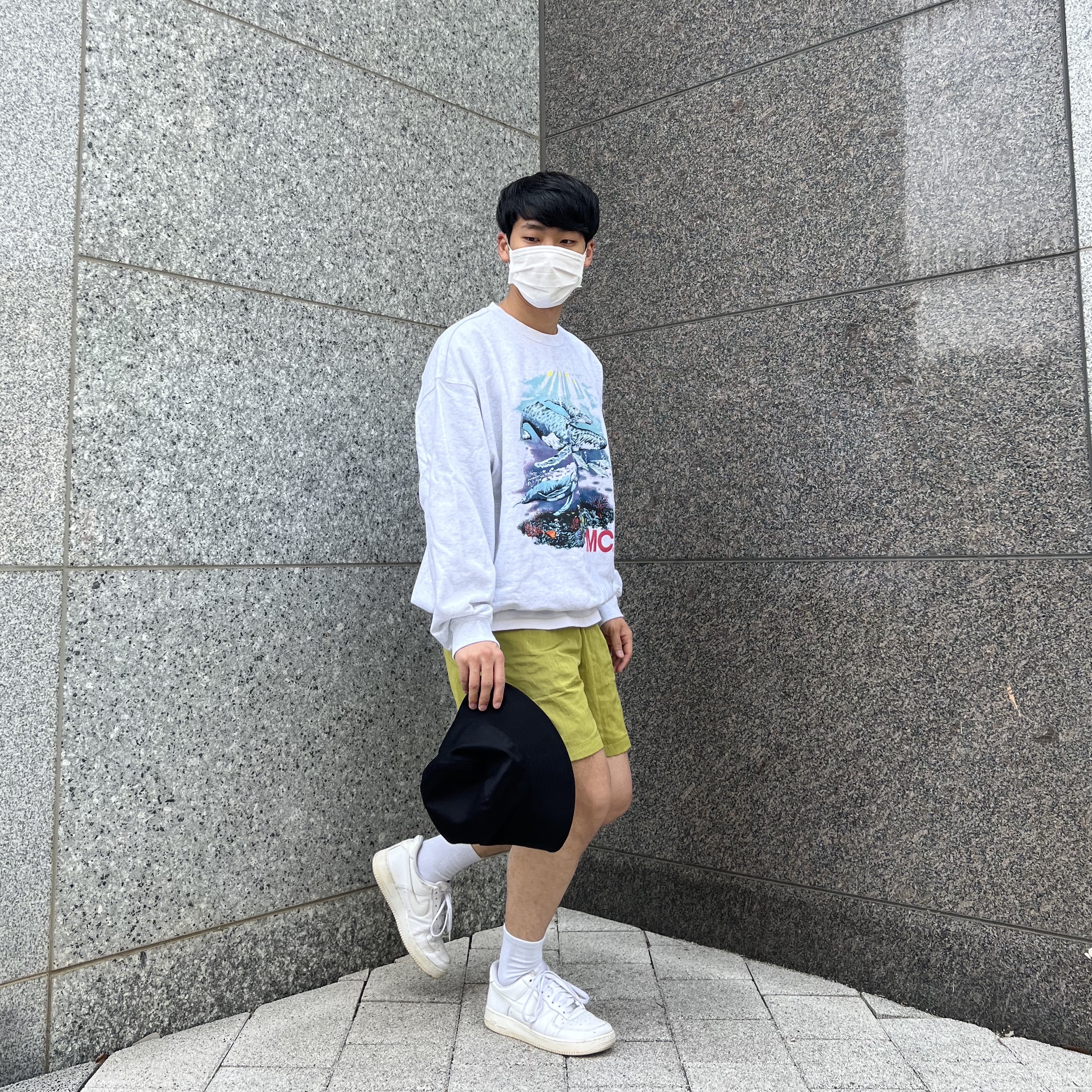 Nike Air Force 1 '07 Low White 착용 스타일