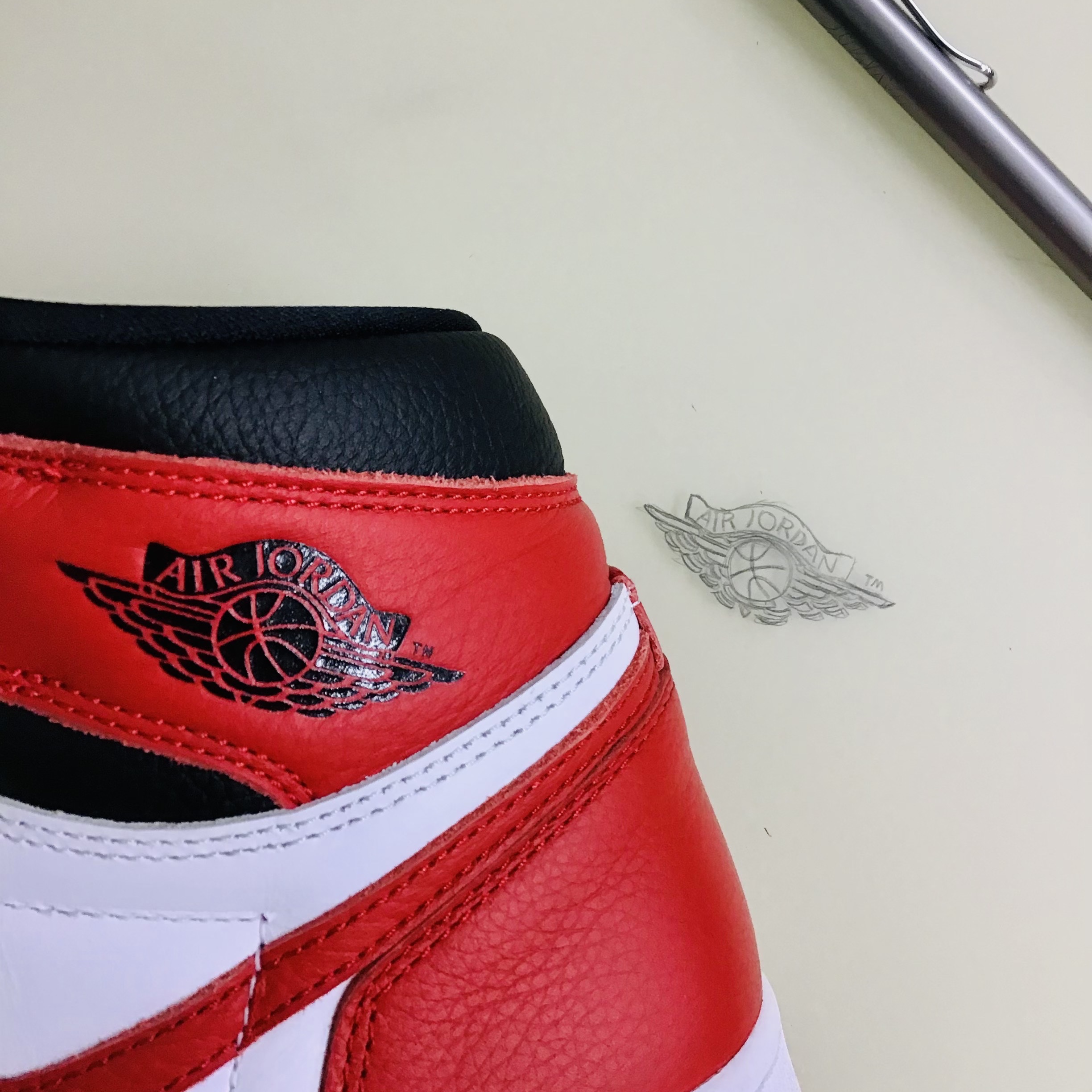 Jordan 1 Retro High OG Heritage 착용 스타일 - 1