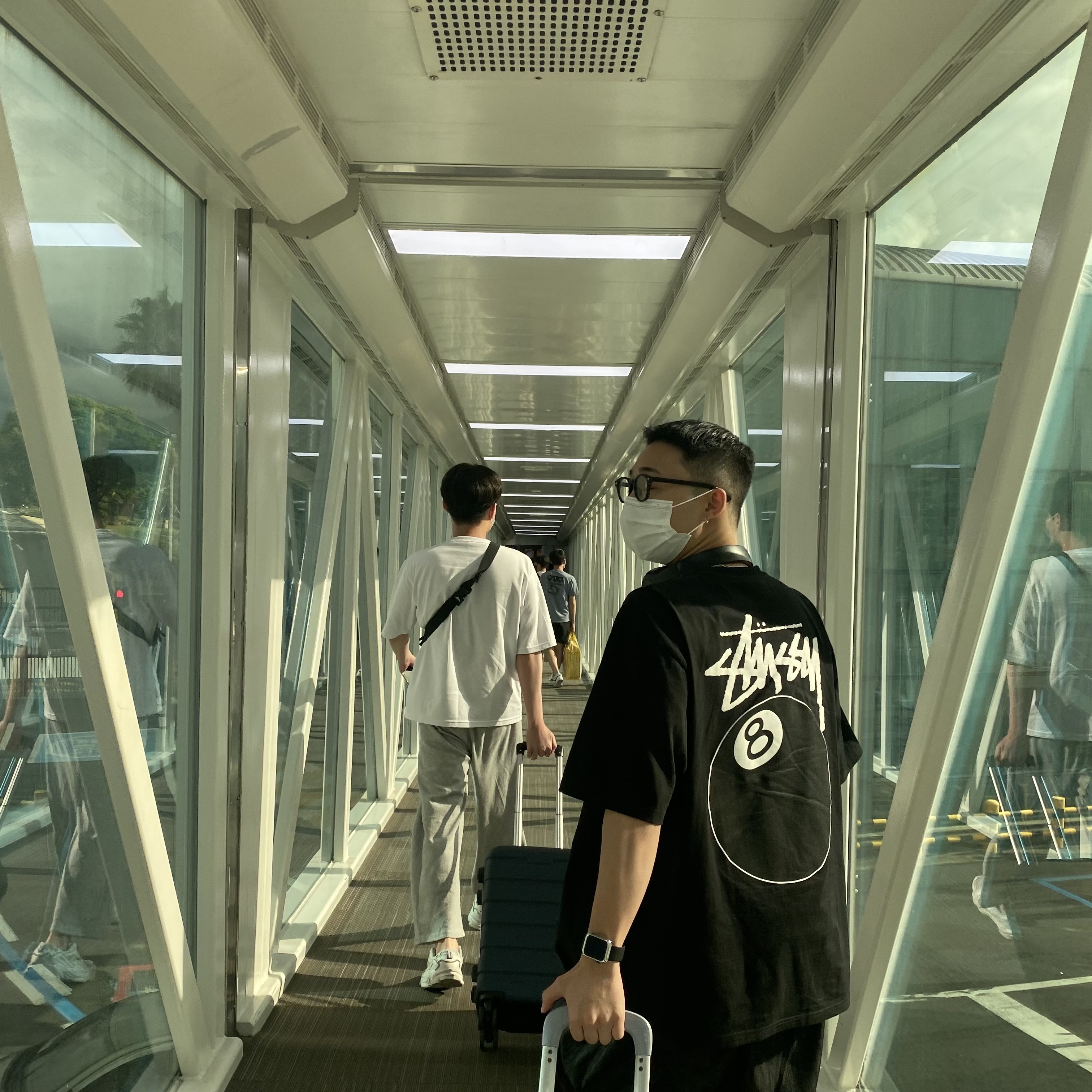 Stussy 8 Ball T-Shirt Black - 22SS 착용 스타일 - 1
