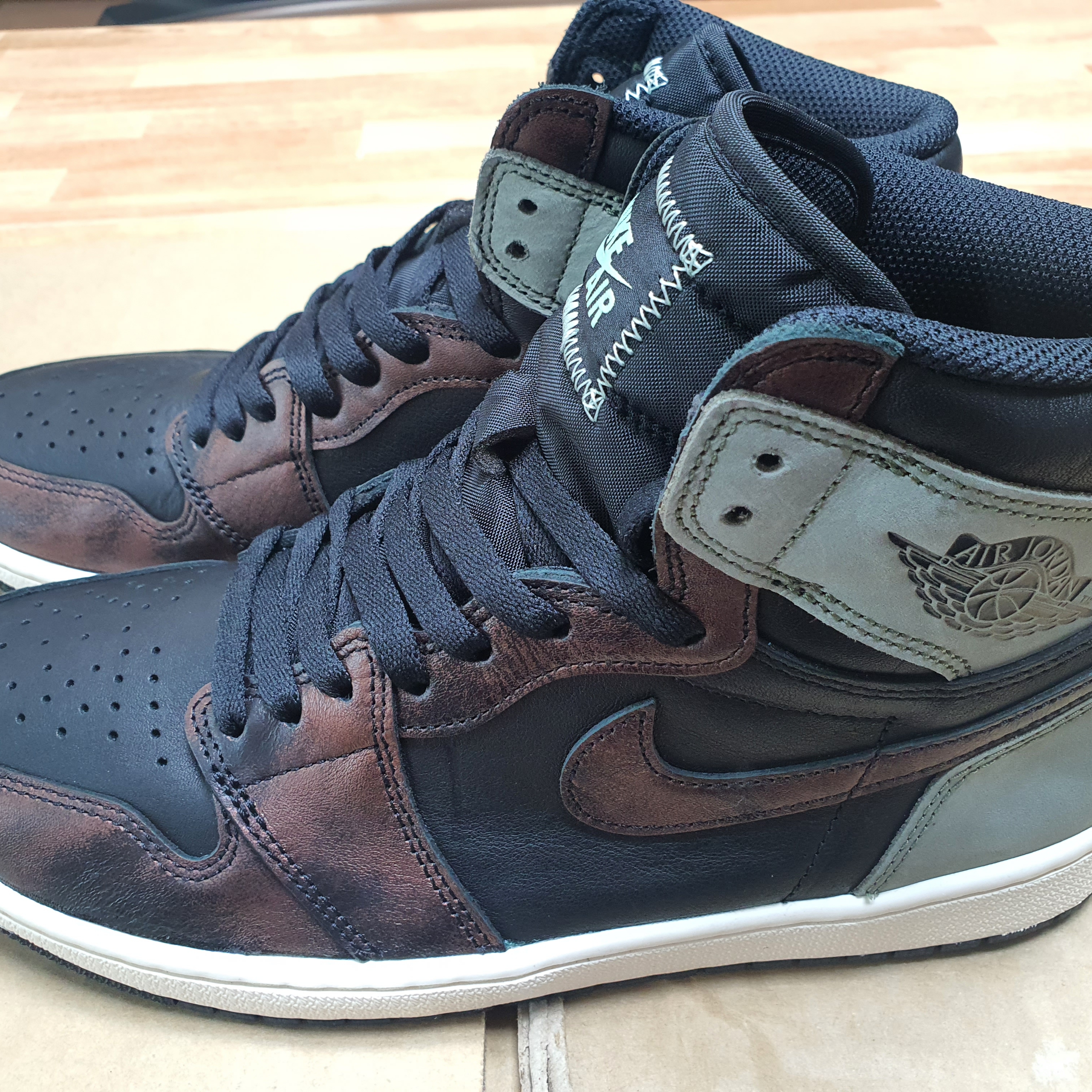 Jordan 1 Retro High OG Rust Shadow 착용 스타일 - 4