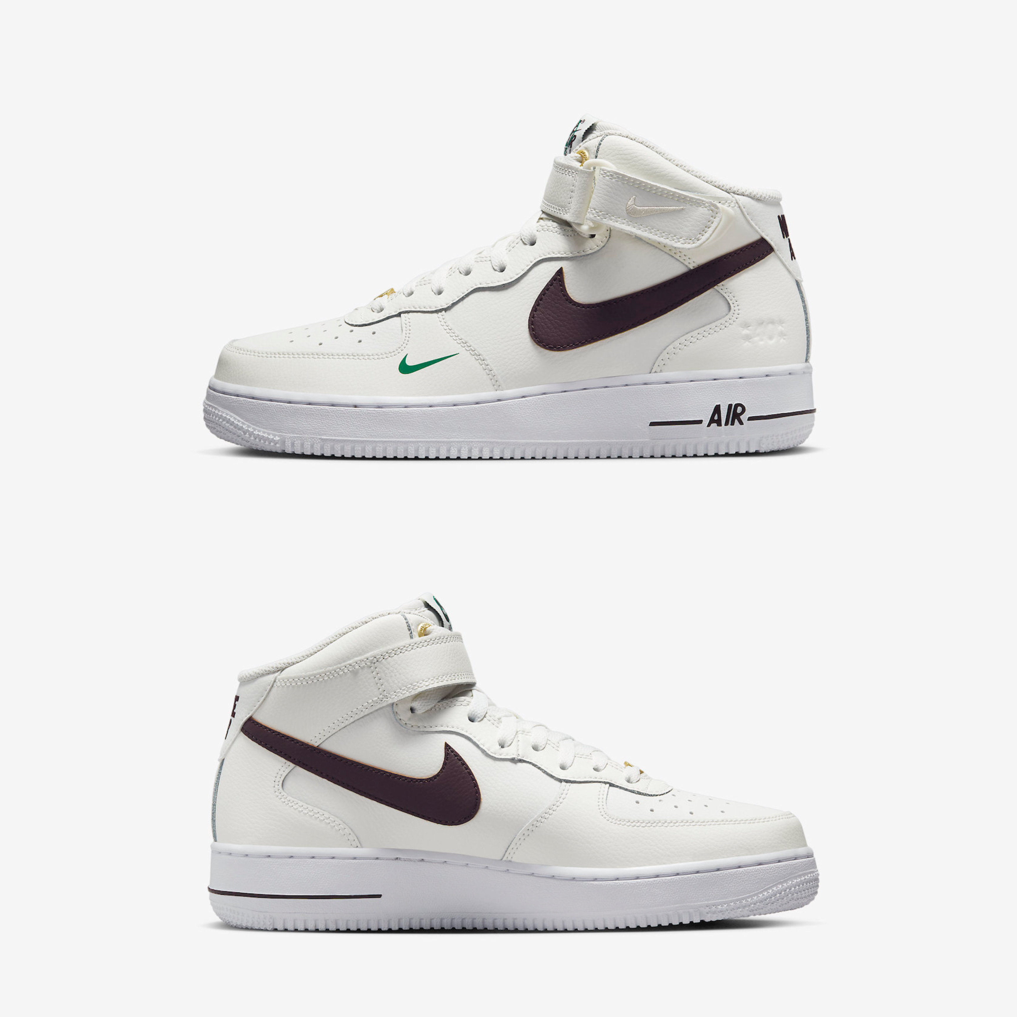 Nike Air Force 1 '07 LV8 40th Anniversary Join Forces Sail Brown Basalt 착용 스타일 - 3