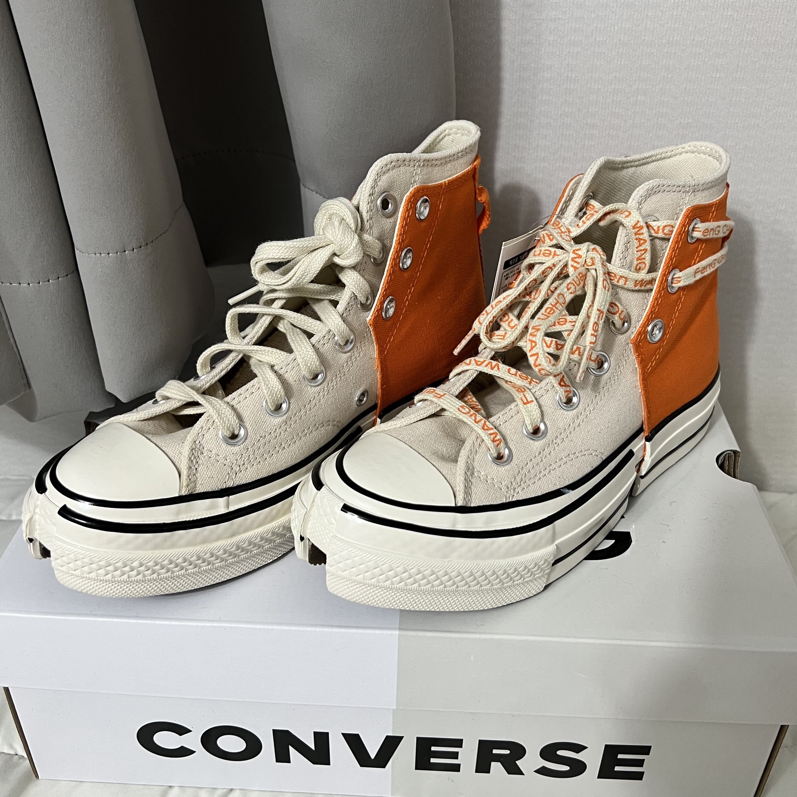 Converse x Feng Chen Wang Chuck 70 2-in-1 Persimmon Orange 착용 스타일 - 4