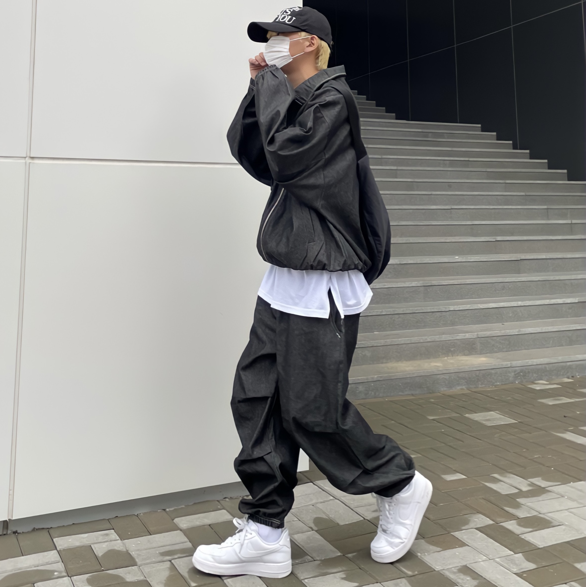 Nike Air Force 1 '07 Low White 착용 스타일 - 4