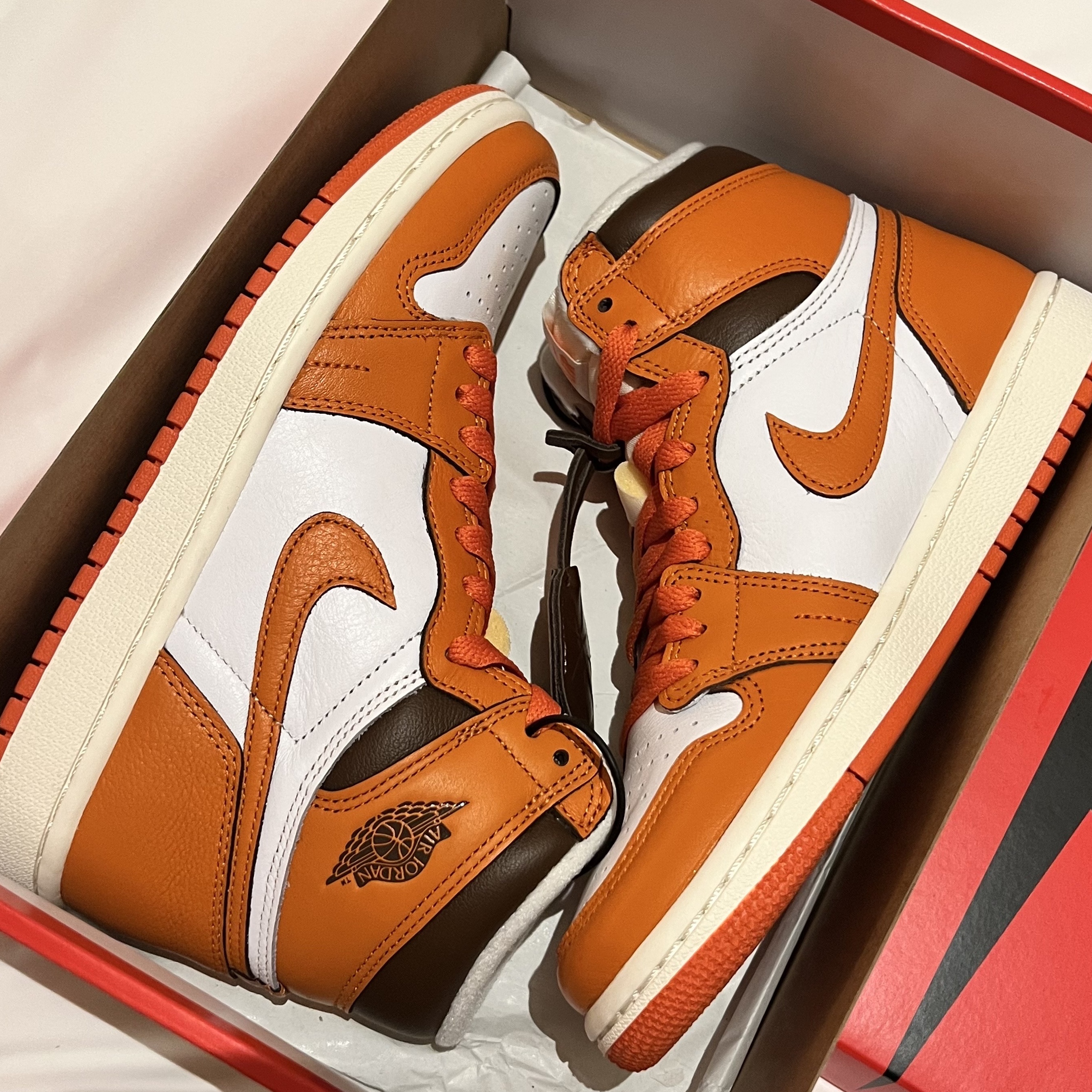 (W) Jordan 1 Retro High OG Starfish 착용 스타일 - 4