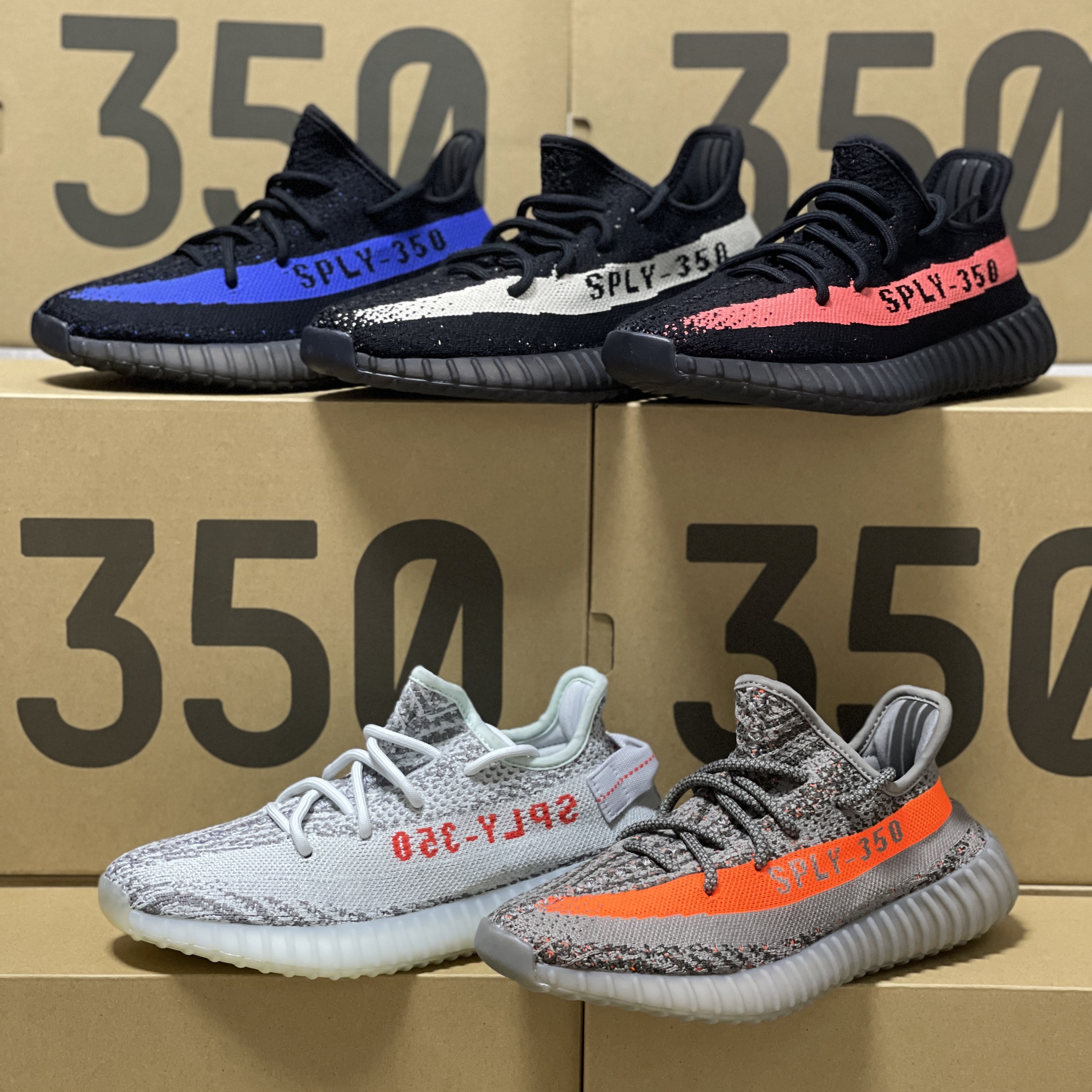 Adidas Yeezy Boost 350 V2 Beluga - Reflective, Adidas Yeezy Boost 350 V2 Bone 착용 스타일 - 3