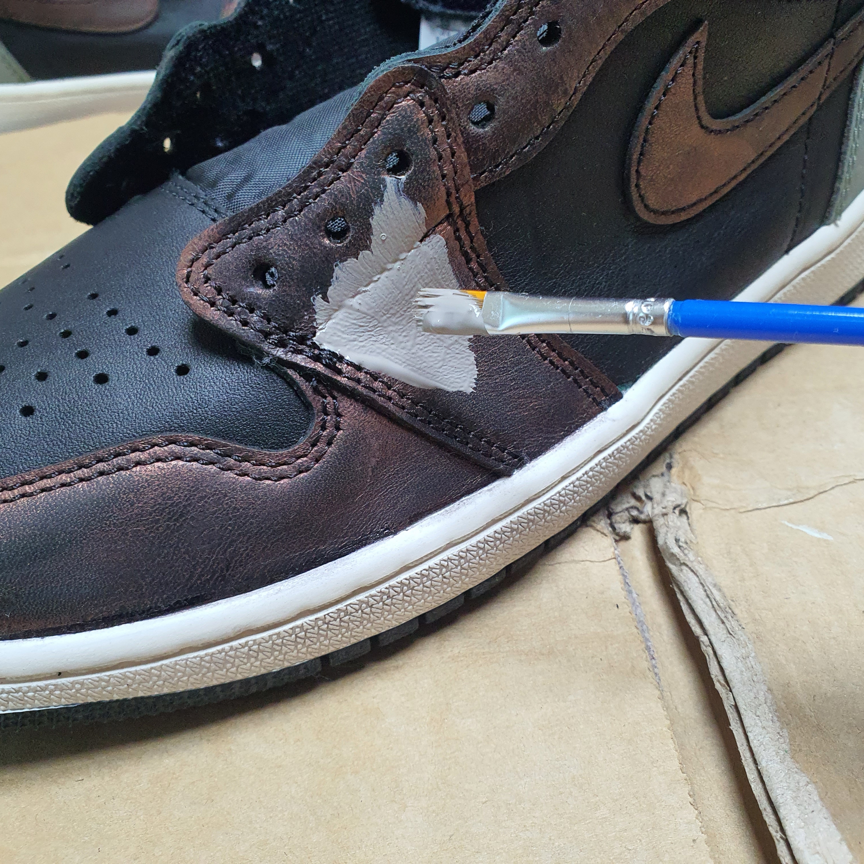 Jordan 1 Retro High OG Rust Shadow 착용 스타일 - 3