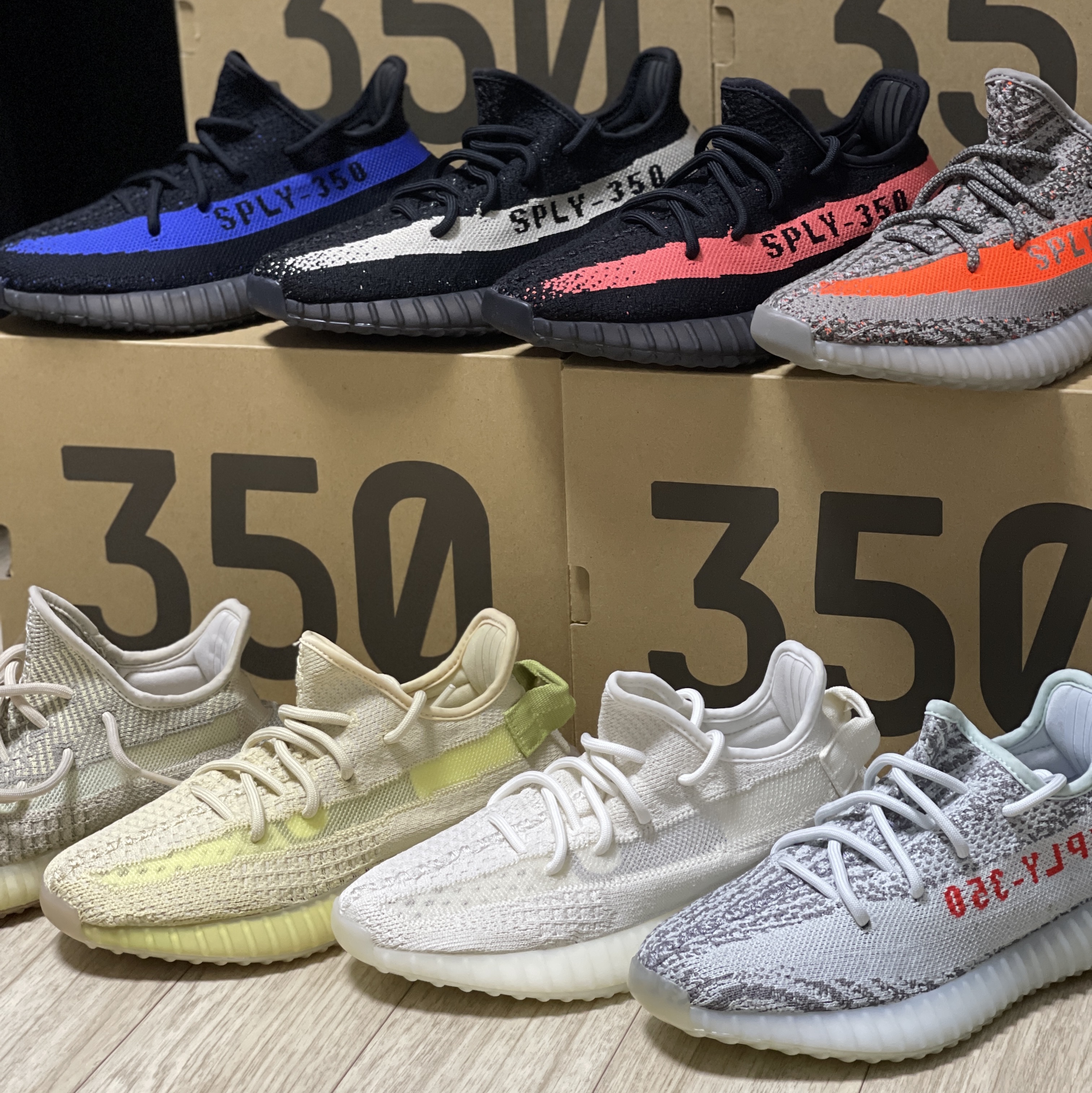 Adidas Yeezy Boost 350 V2 Beluga - Reflective, Adidas Yeezy Boost 350 V2 Bone 착용 스타일 - 2