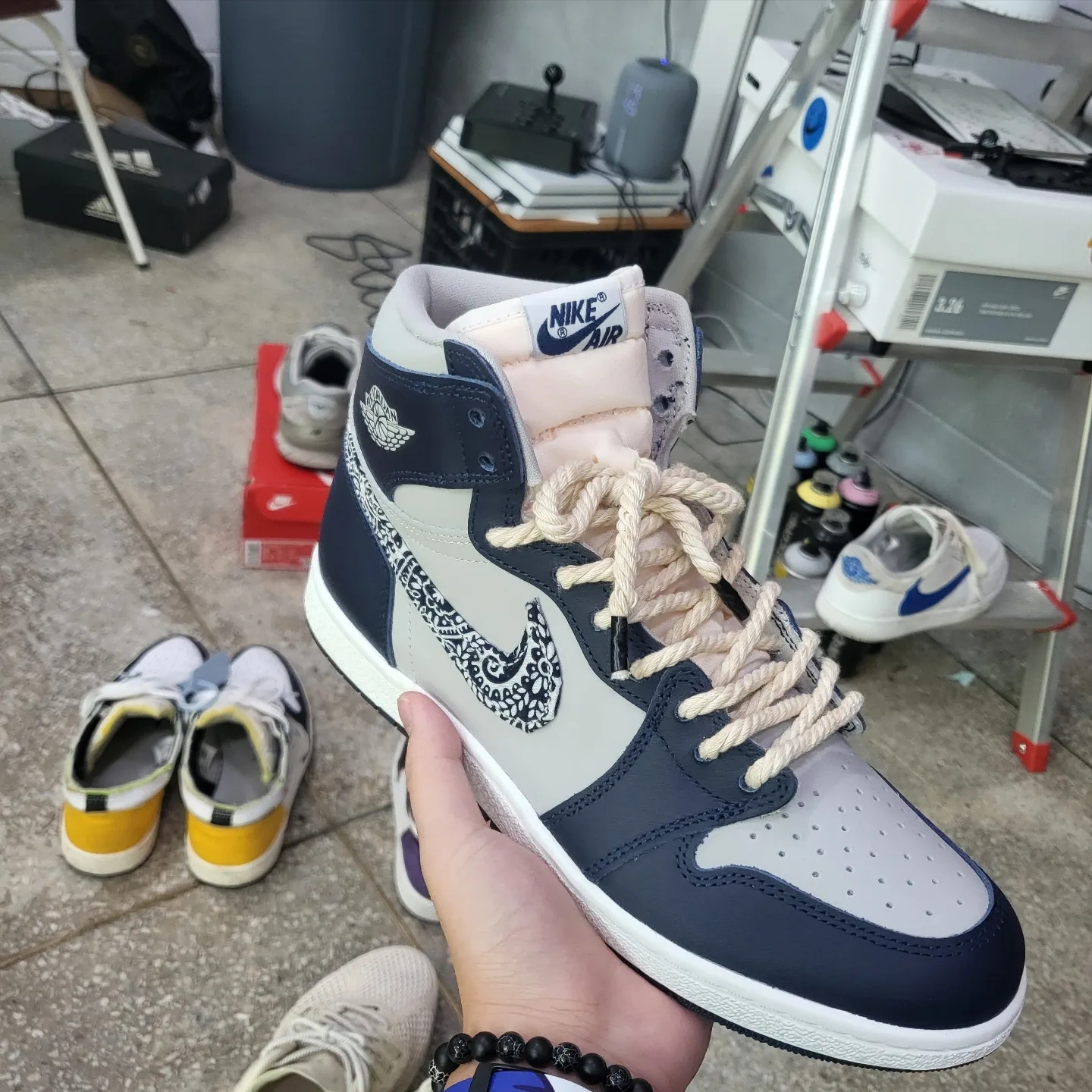 Jordan 1 High 85 College Navy 착용 스타일