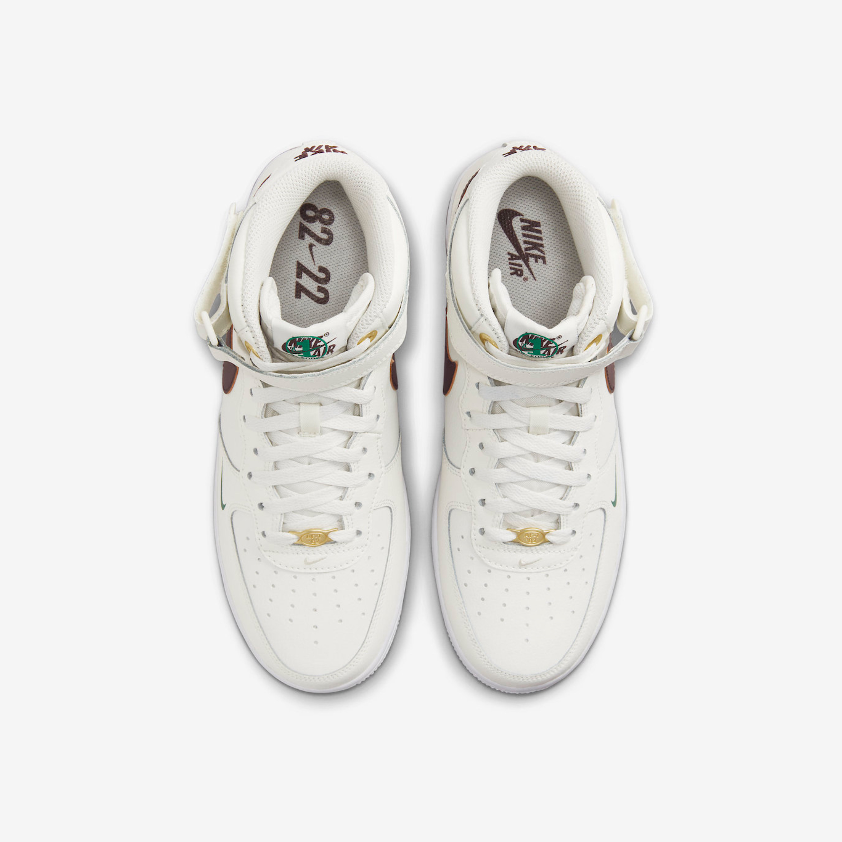 Nike Air Force 1 '07 LV8 40th Anniversary Join Forces Sail Brown Basalt 착용 스타일 - 4