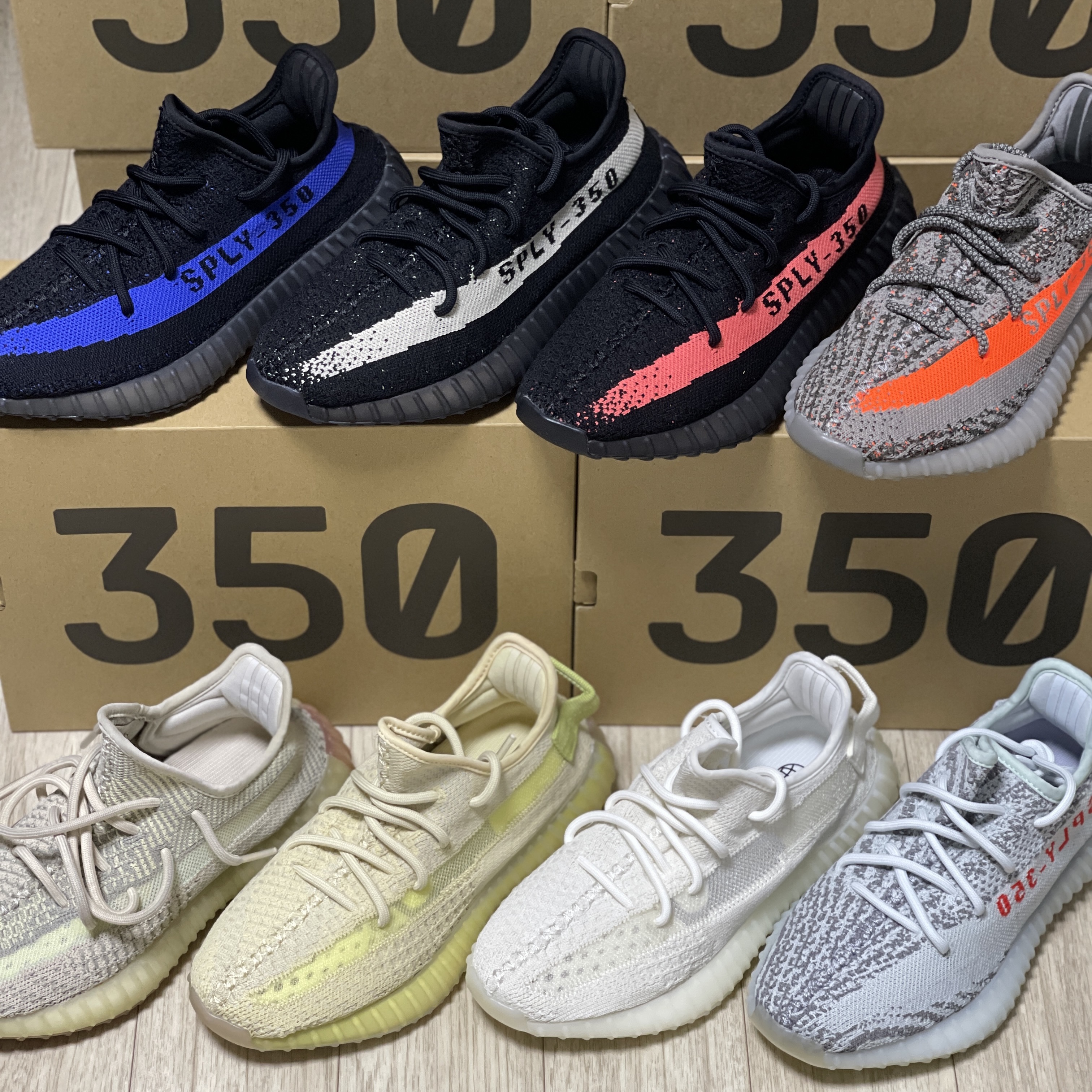 Adidas Yeezy Boost 350 V2 Beluga - Reflective, Adidas Yeezy Boost 350 V2 Bone 착용 스타일 - 1