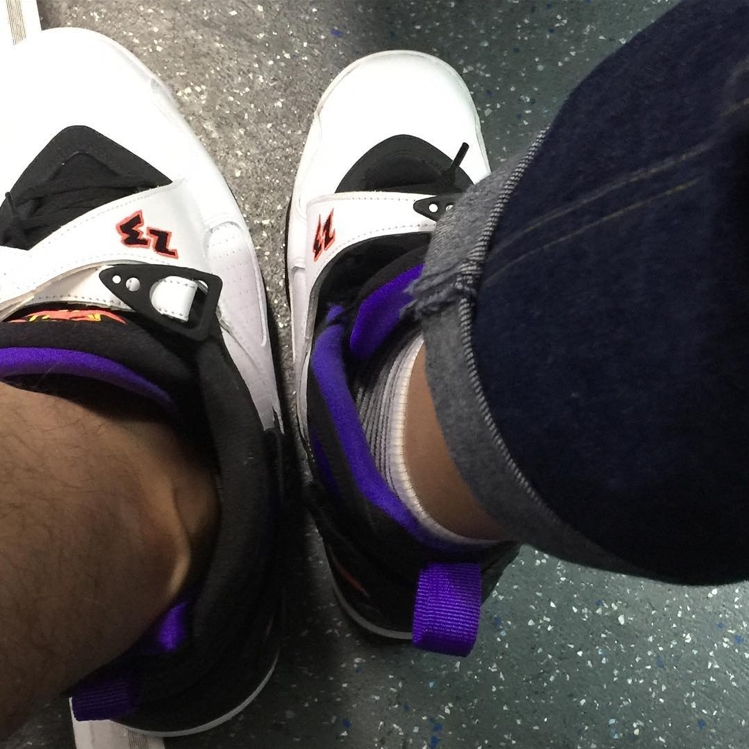 Jordan 8 Retro Three-Peat, (GS) Jordan 8 Retro Three-Peat 착용 스타일