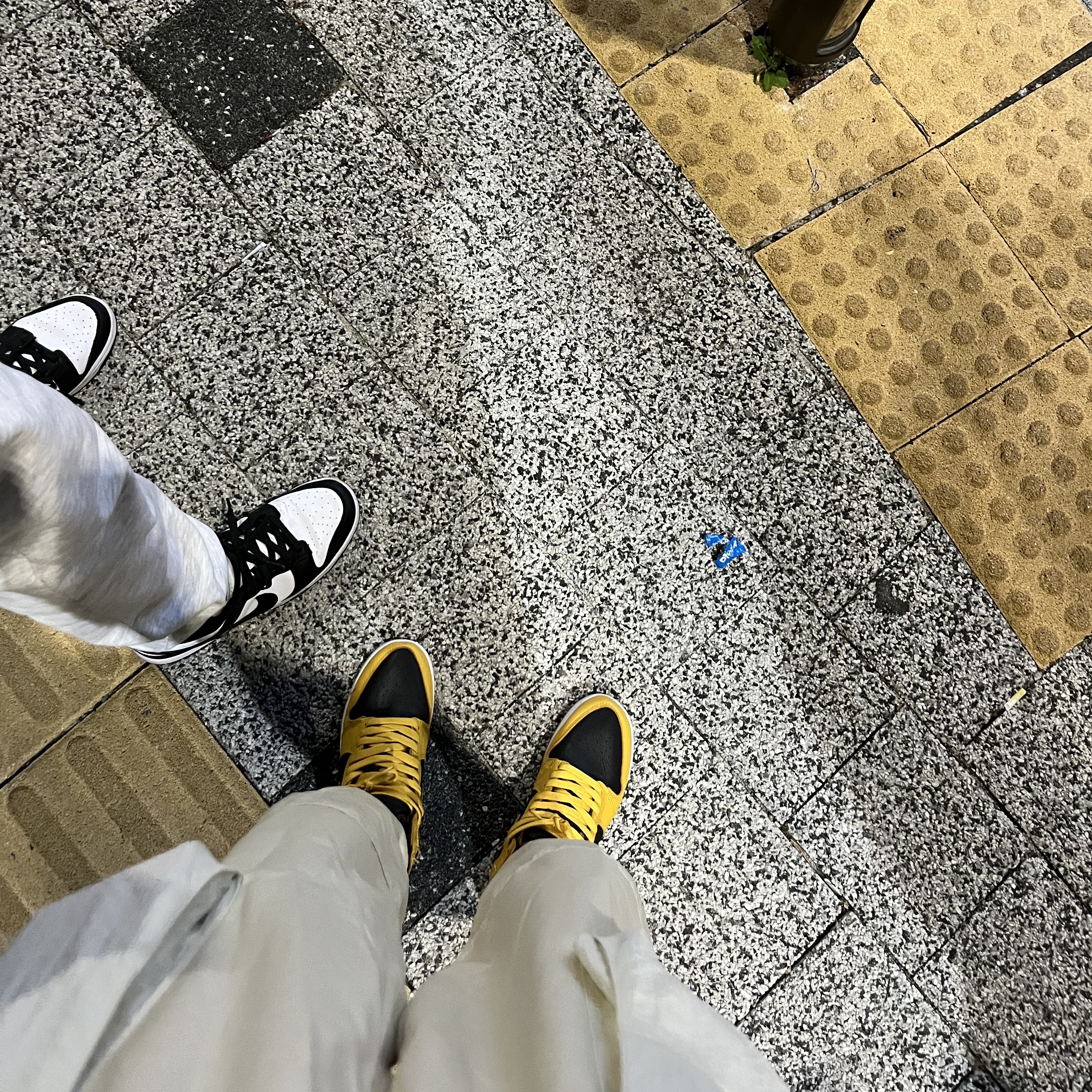 Nike Dunk Low Retro Black 착용 스타일 - 1