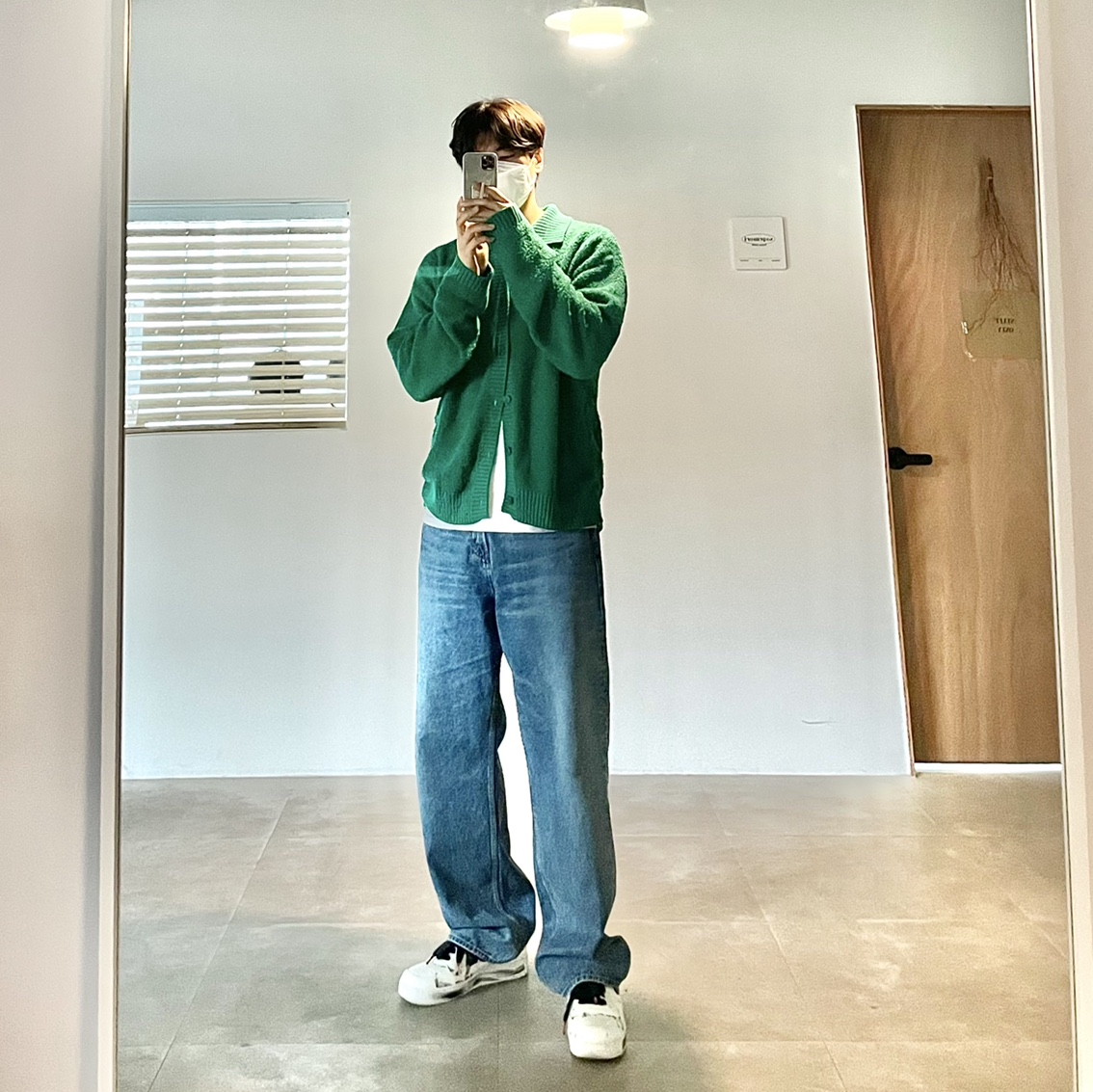 Nike x Peaceminusone Air Force 1 Low Para-Noise 2.0 착용 스타일