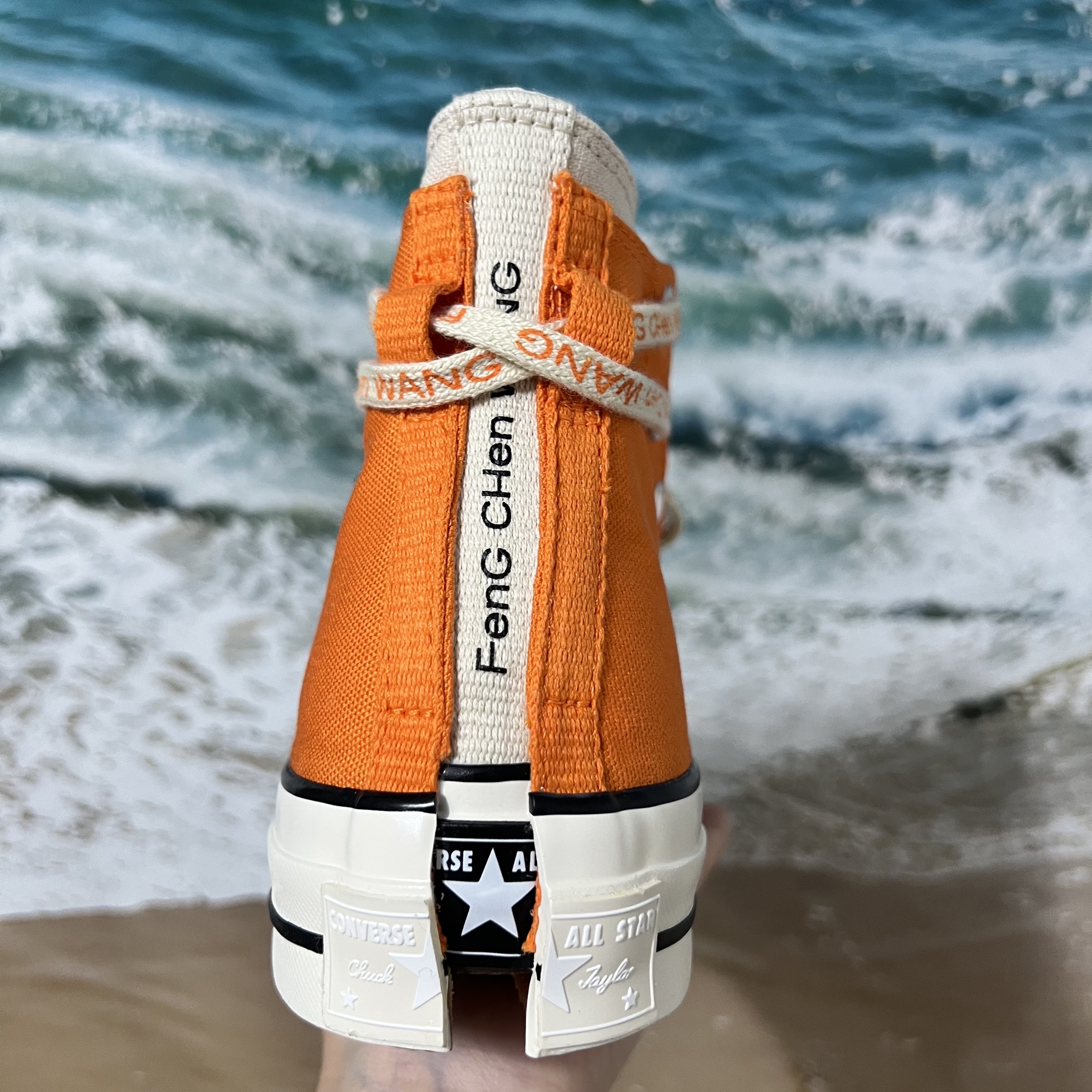 Converse x Feng Chen Wang Chuck 70 2-in-1 Persimmon Orange 착용 스타일 - 2