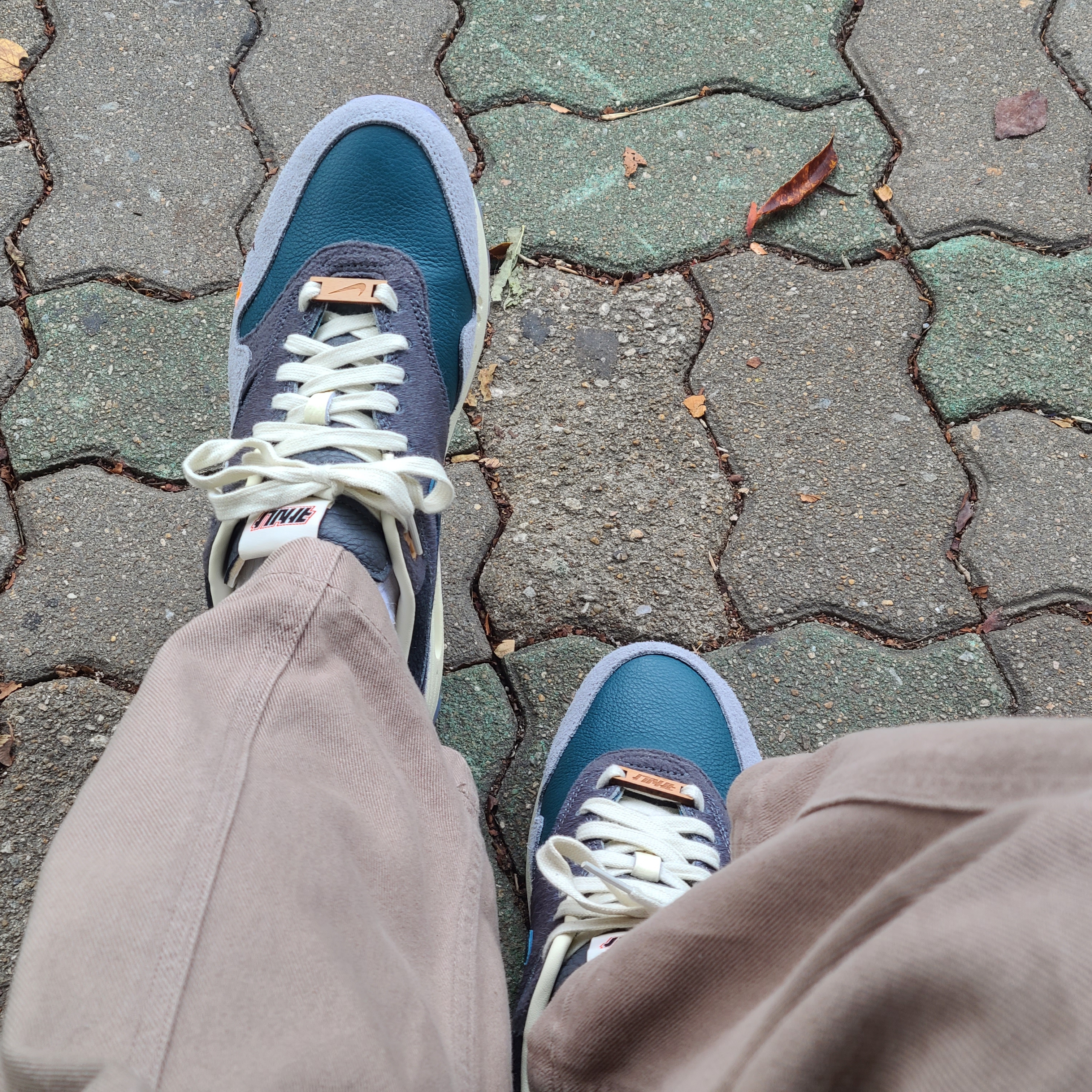 Nike x Kasina Air Max 1 SP Won-Ang Particle Grey 착용 스타일 - 2