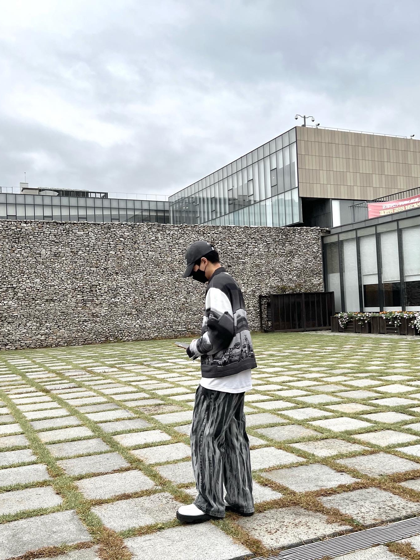 Stussy Hopper Jacket Black 착용 스타일 - 3