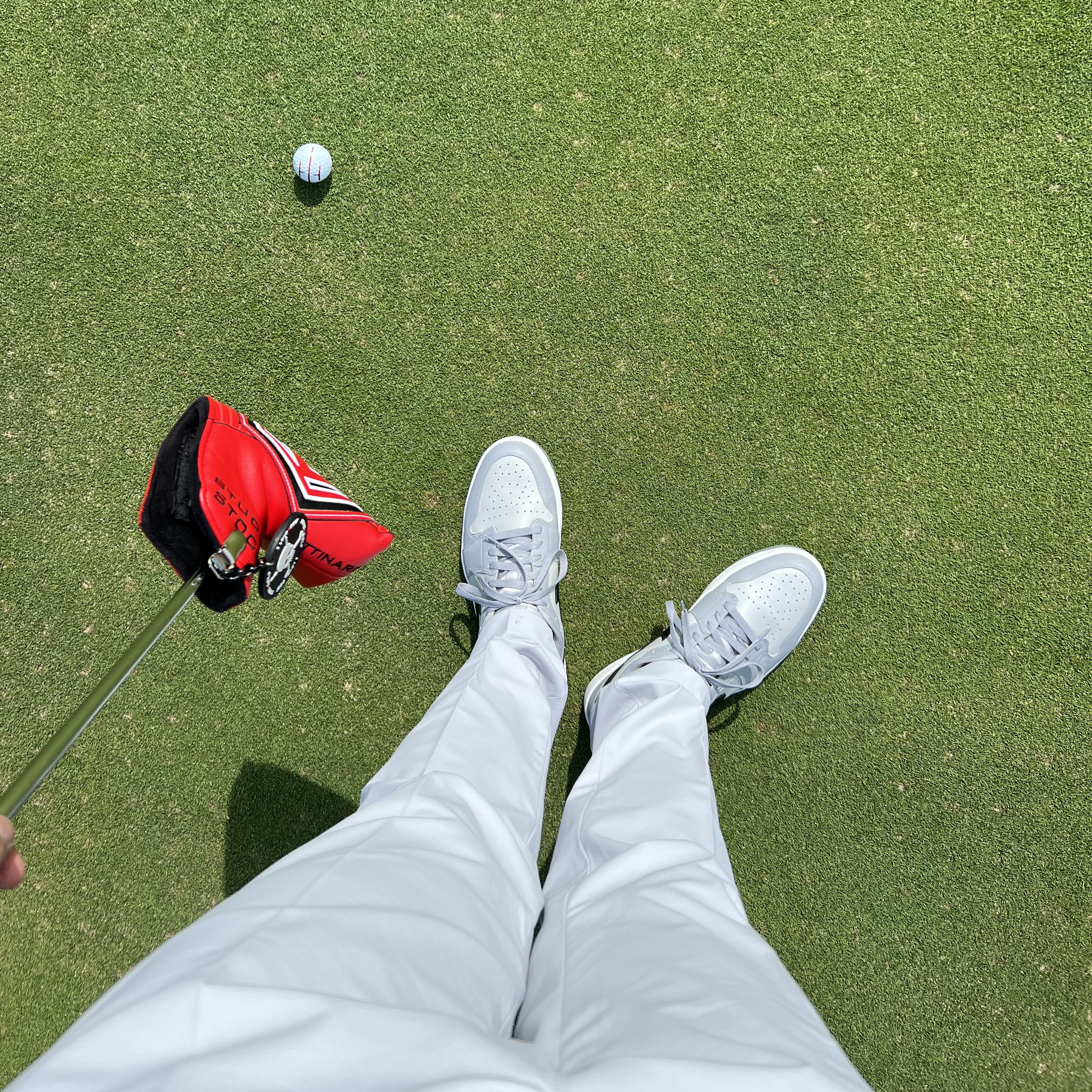 Jordan 1 Low Golf Wolf Grey 착용 스타일