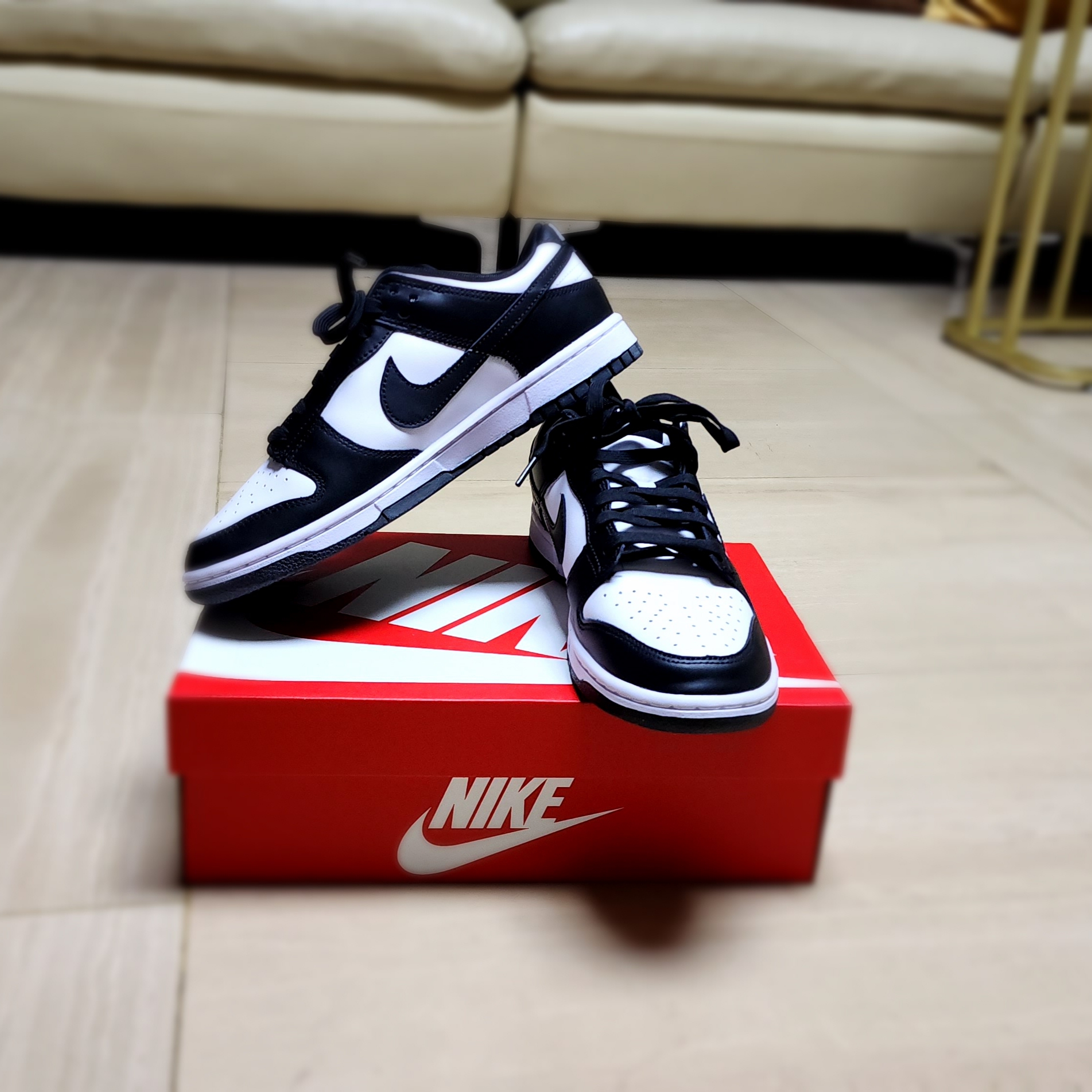 Nike Dunk Low Retro Black 착용 스타일 - 4
