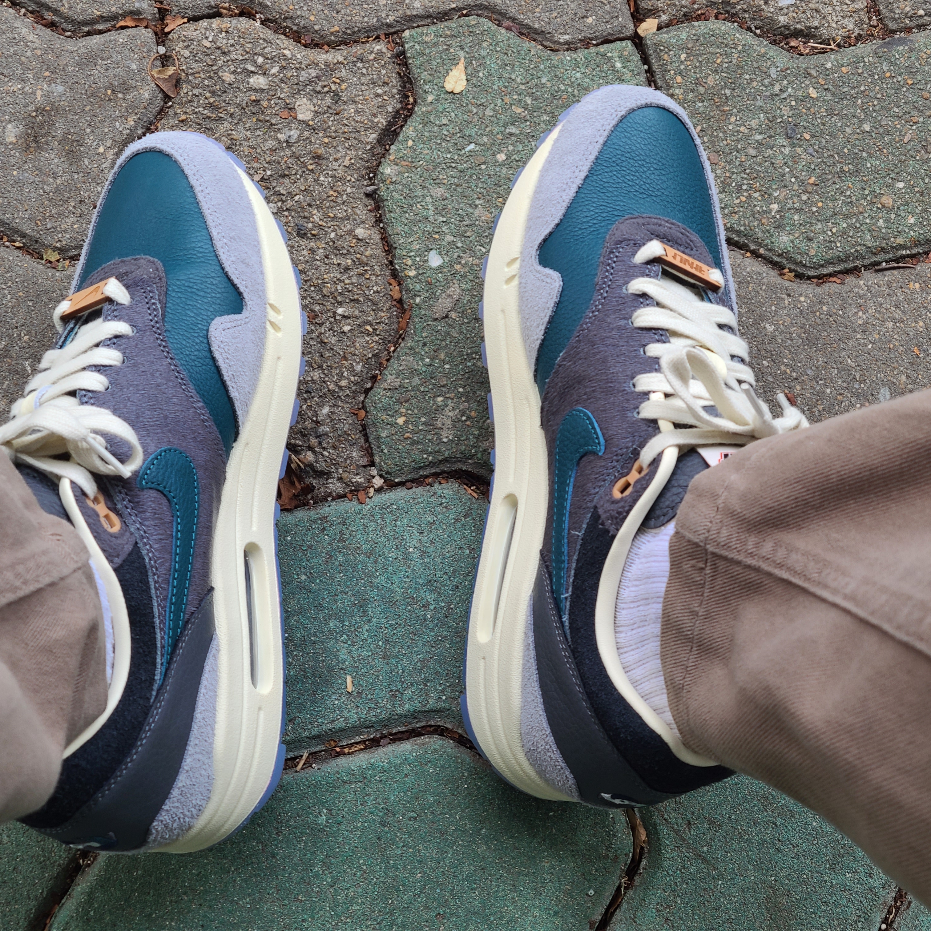 Nike x Kasina Air Max 1 SP Won-Ang Particle Grey 착용 스타일 - 3