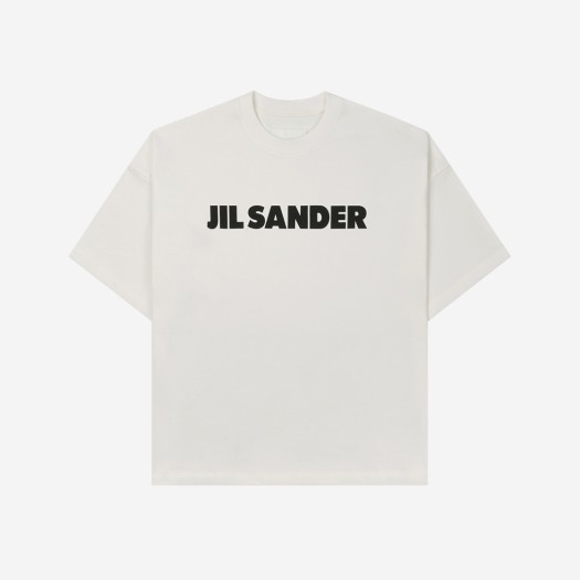 질 샌더 로고 티셔츠 내츄럴 - 22FW